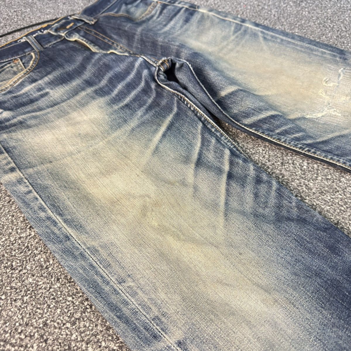 Engineered Garments × Levi's Vintage y2k Levis 524 Distressed Aging Faded Denim W31 Size US 31 - 6 Thumbnail