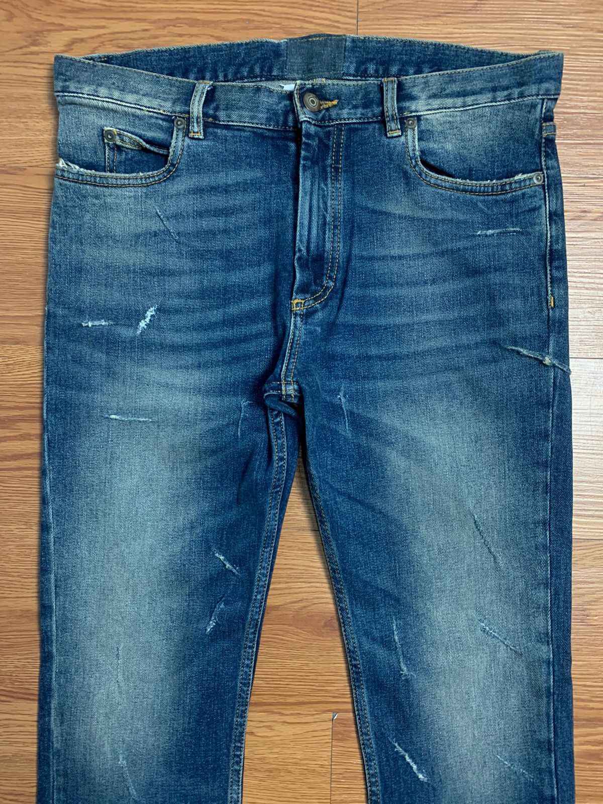 Maison Margiela Maison Margiela Cut Out Washed Denim Size US 30 / EU 46 - 5 Thumbnail