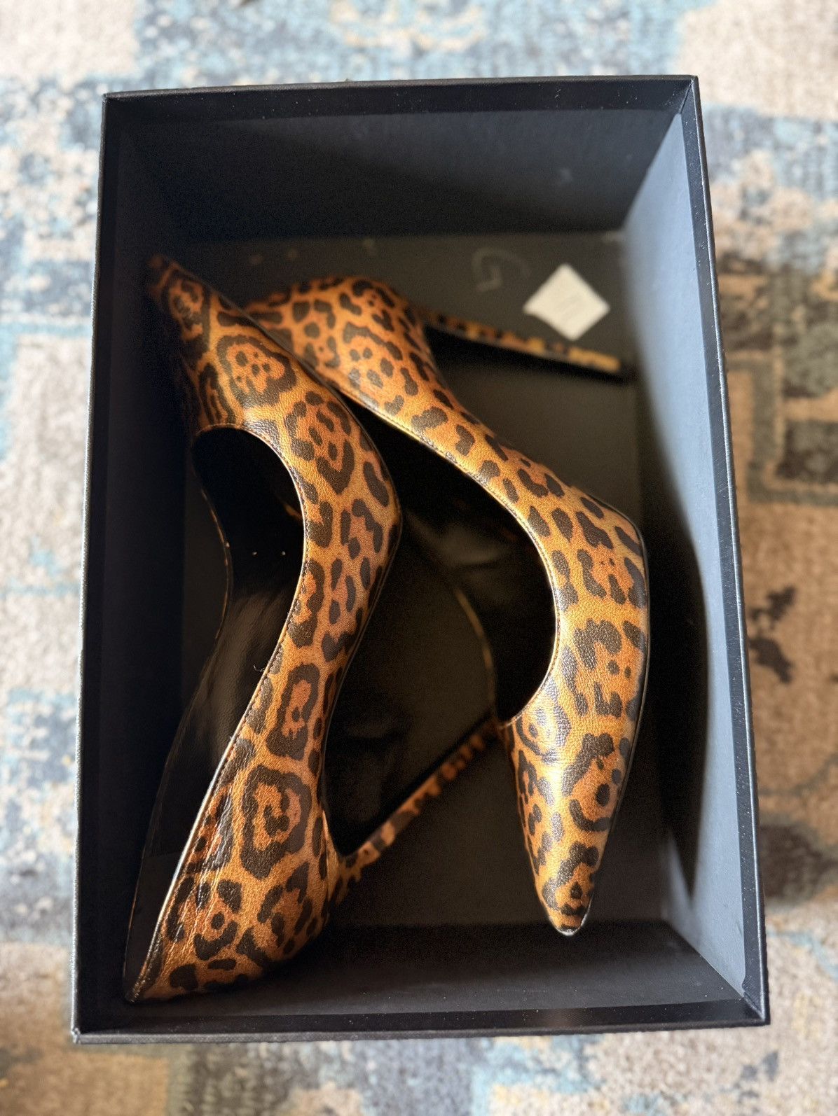 Yves Saint Laurent YSL Yves Saint Laurent Brown Gold Leopard Size US 10 / IT 40 - 1 Thumbnail