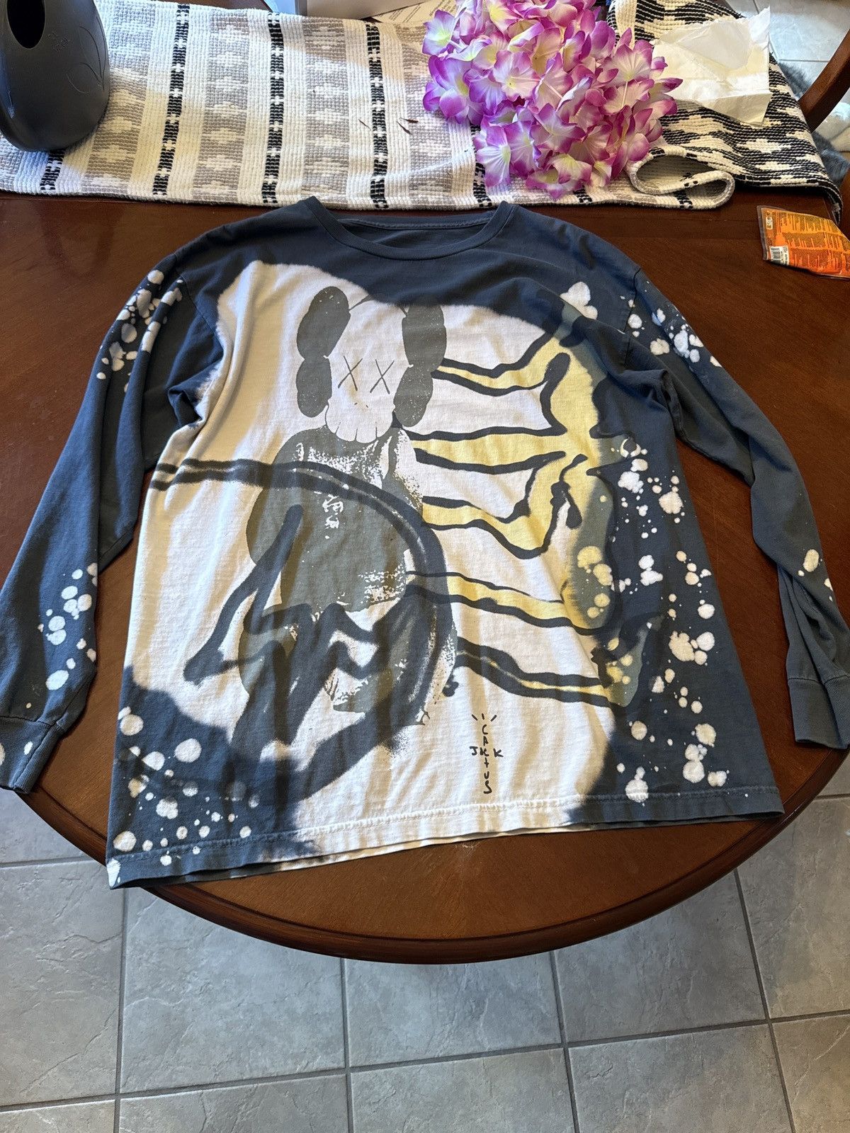 Fragment Design × Kaws × Travis Scott Cactus Jack KAWS FRGMNT Long Sleeve Tee Size US L / EU 52-54 / 3 - 1 Thumbnail