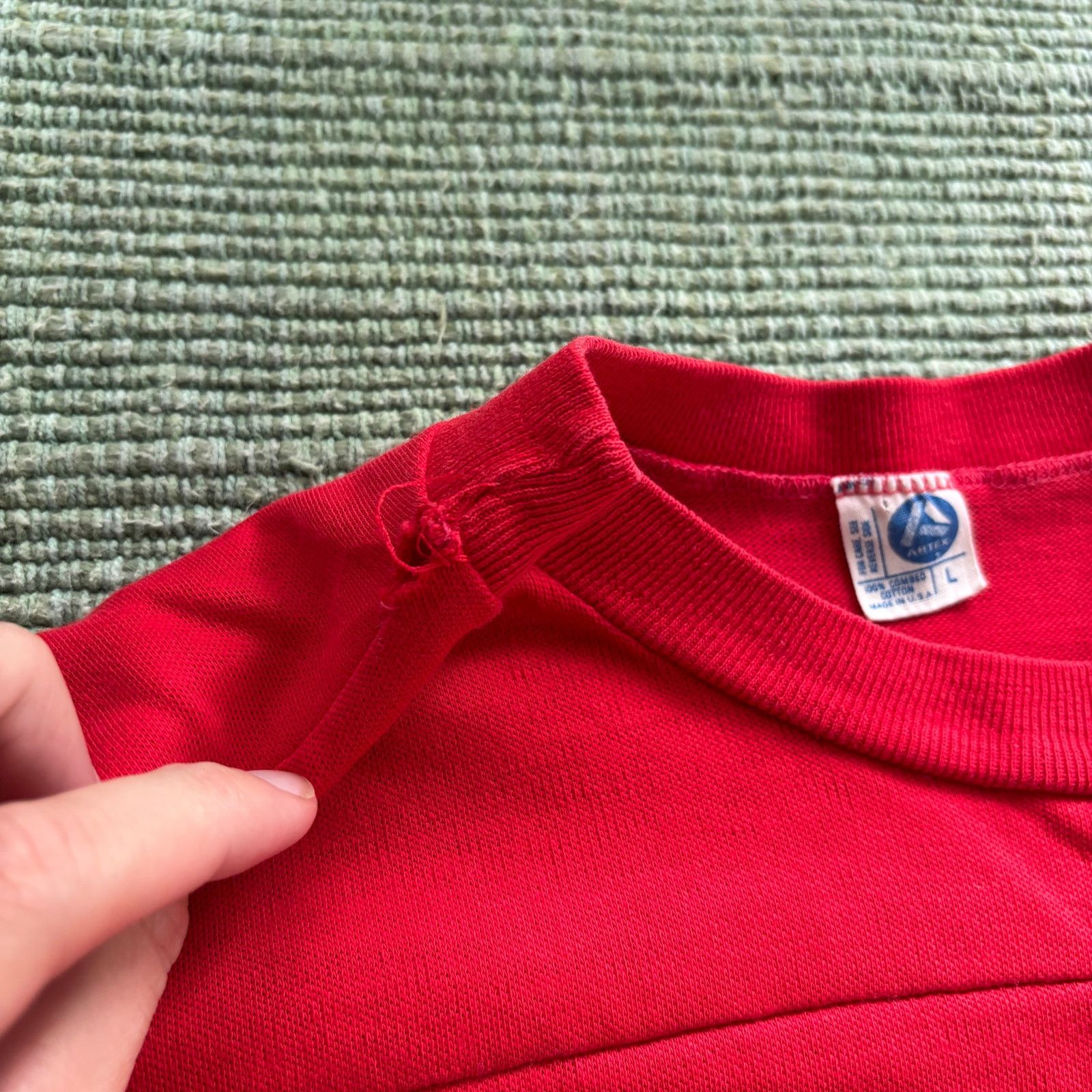 Vintage 70s Vintage Cotton Nebraska Cornhuskers Jersey Sz M/L Size US L / EU 52-54 / 3 - 8 Thumbnail
