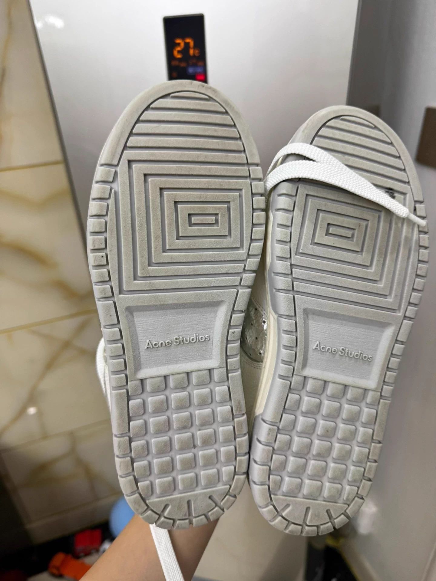 Acne Studios Acne Studios Wmns 38 Print White Kicks 2w 9/10 Authentic Size US 8 / IT 38 - 5 Thumbnail