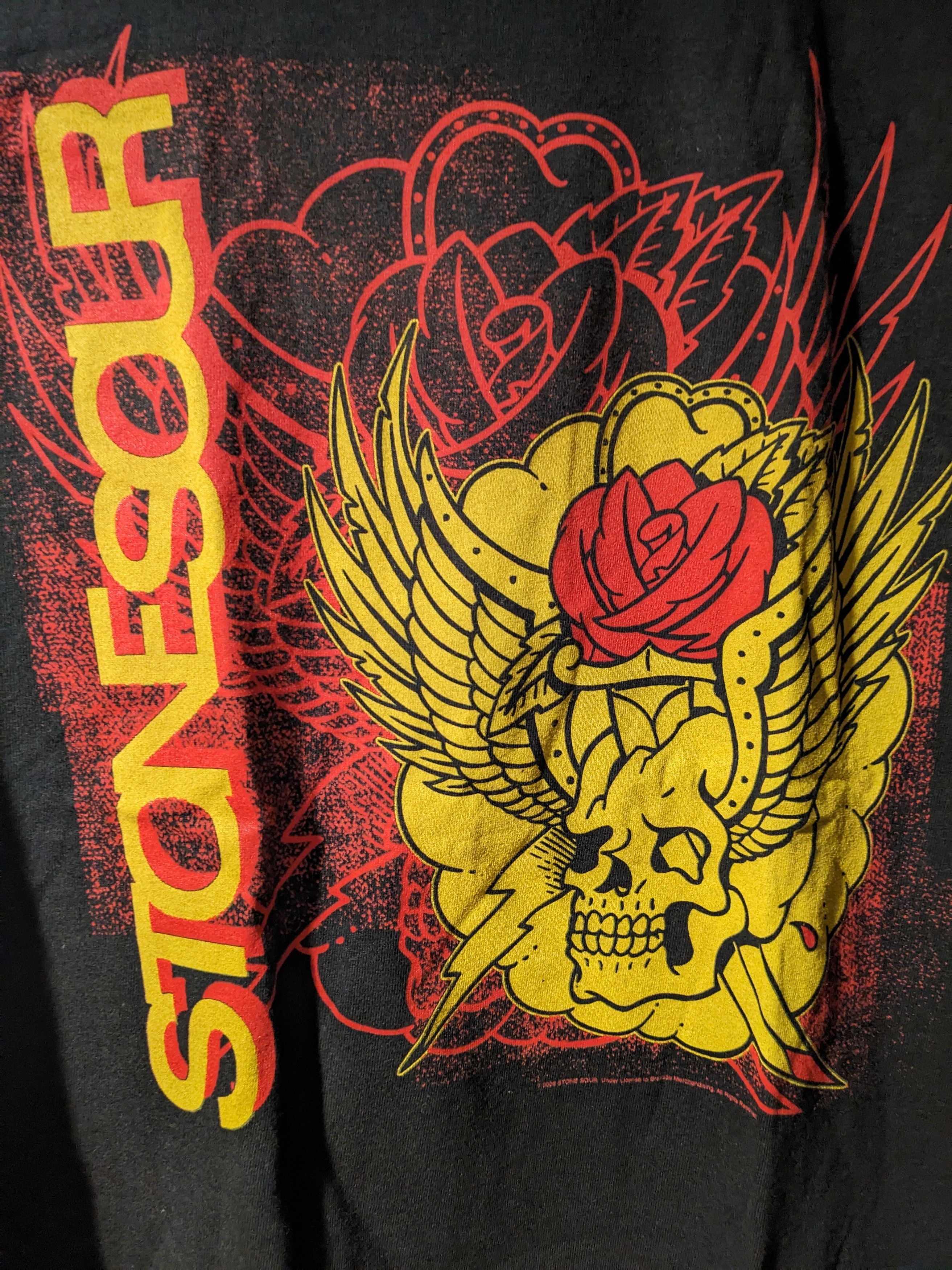Band Tees × Vintage Vintage 2006 Stone Sour Band Cory Taylor Slipknot T-Shirt Size US L / EU 52-54 / 3 - 2 Thumbnail