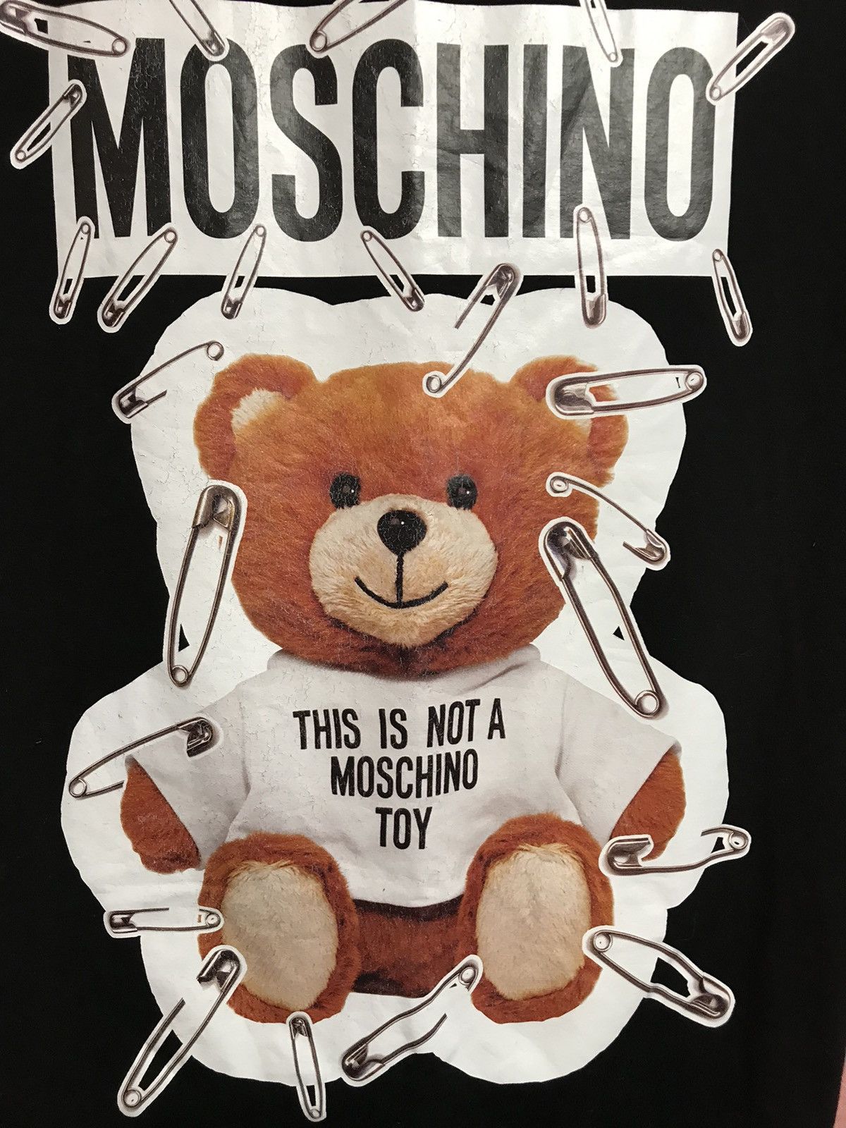 Moschino Moschino luxury streetwear tee Size US L / EU 52-54 / 3 - 3 Thumbnail