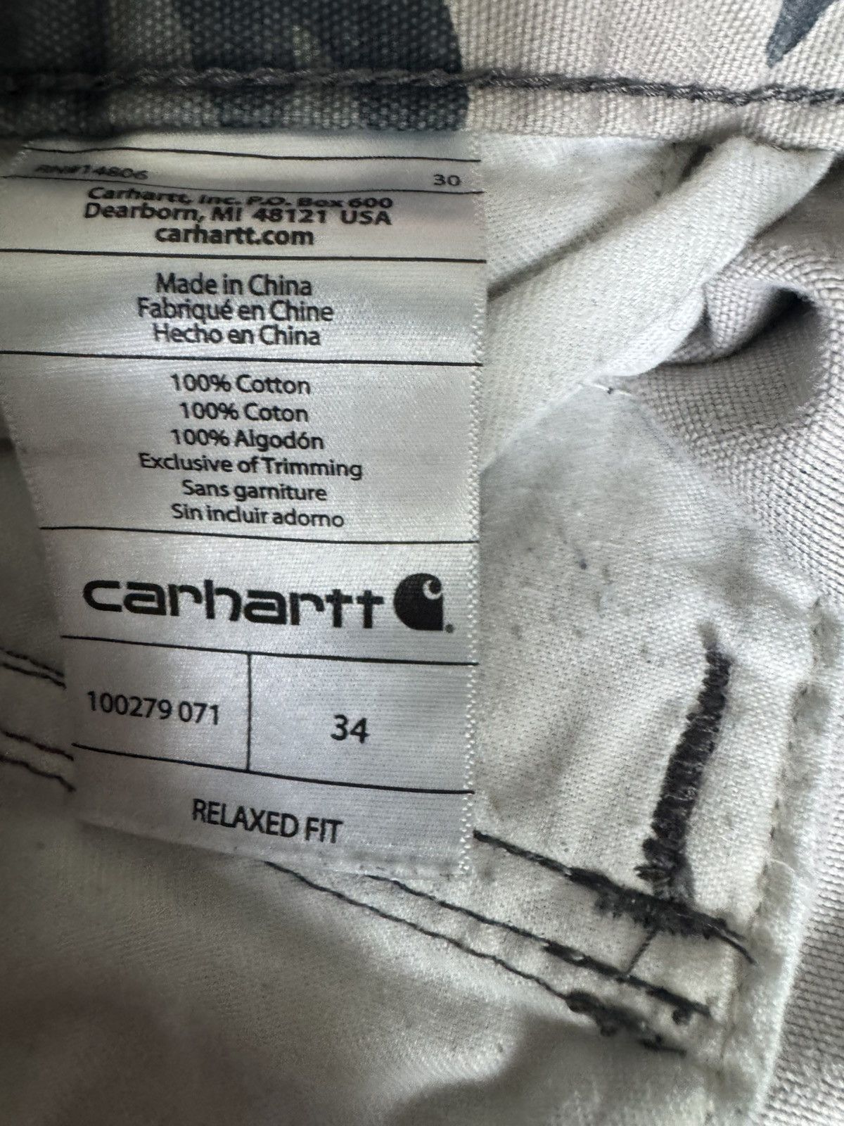 Carhartt Carhartt Camo Cargo Shorts Size US 34 / EU 50 - 6 Thumbnail