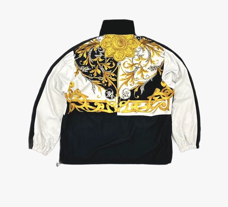 Versace Versace Baroque print zip-up stand-up collar jacket coat Size US M / EU 48-50 / 2 - 3 Thumbnail