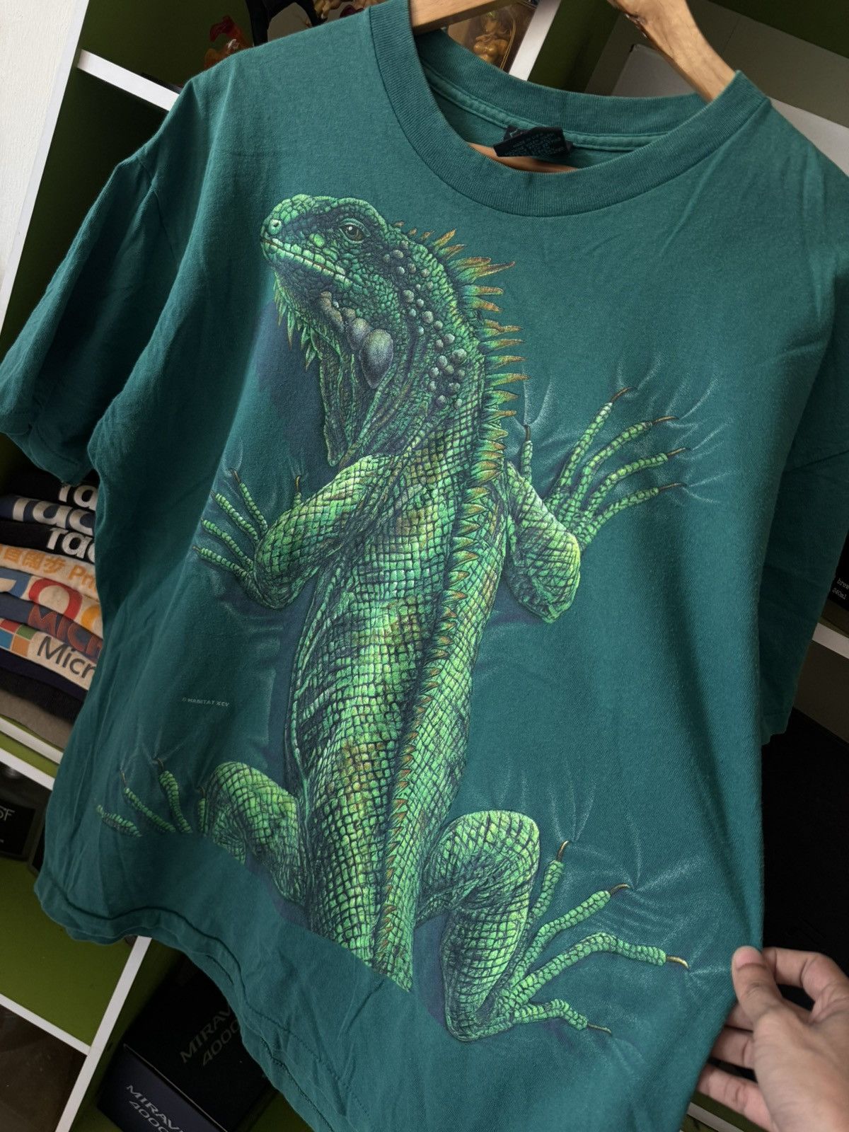 Habitat VINTAGE 90s HABITAT MIRROR IGUANA BIG PRINT Size US XL / EU 56 / 4 - 5 Thumbnail