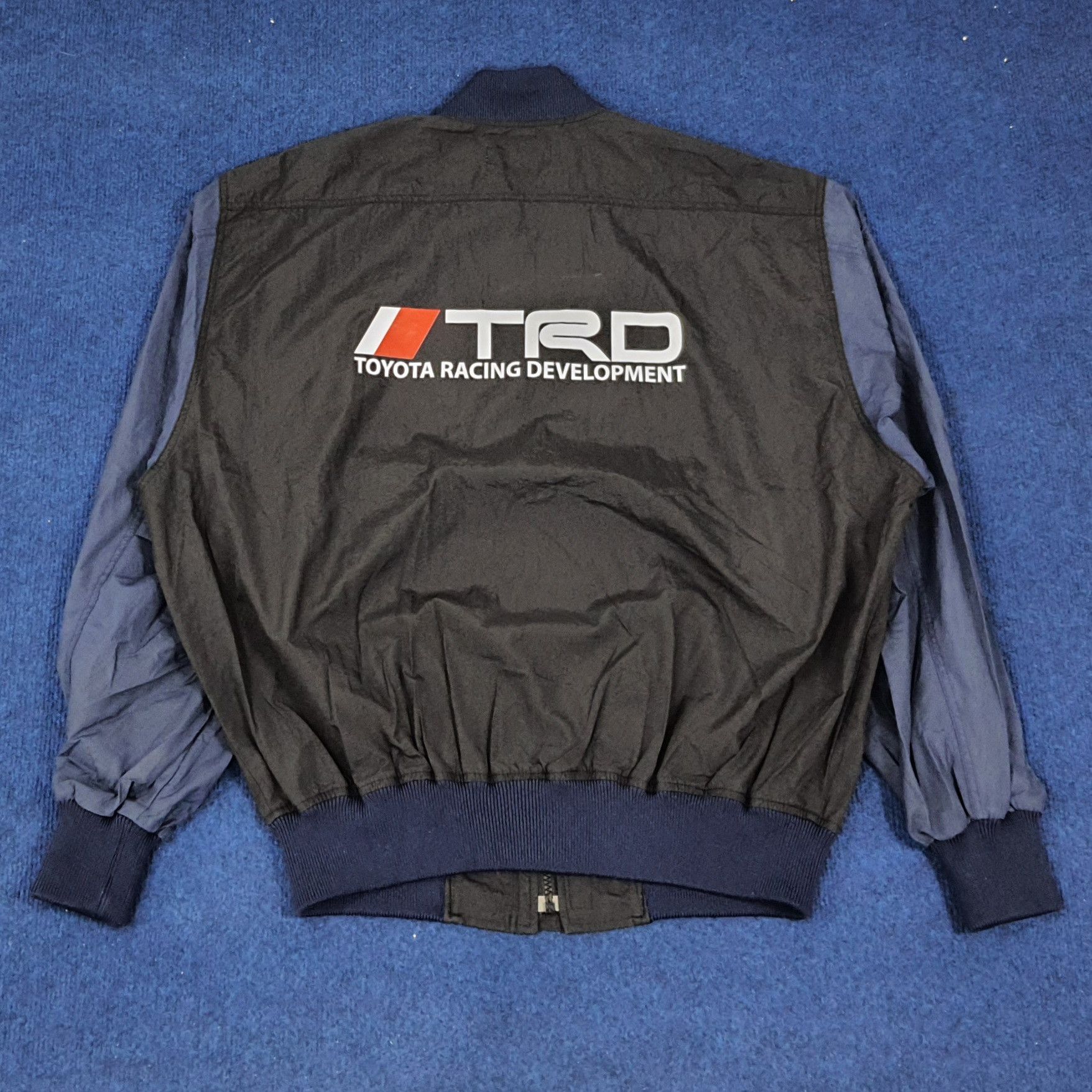 Japanese Brand × Vintage Vintage TRD Toyota Racing Motorsports Light Bomber Jacket Size US L / EU 52-54 / 3 - 1 Thumbnail