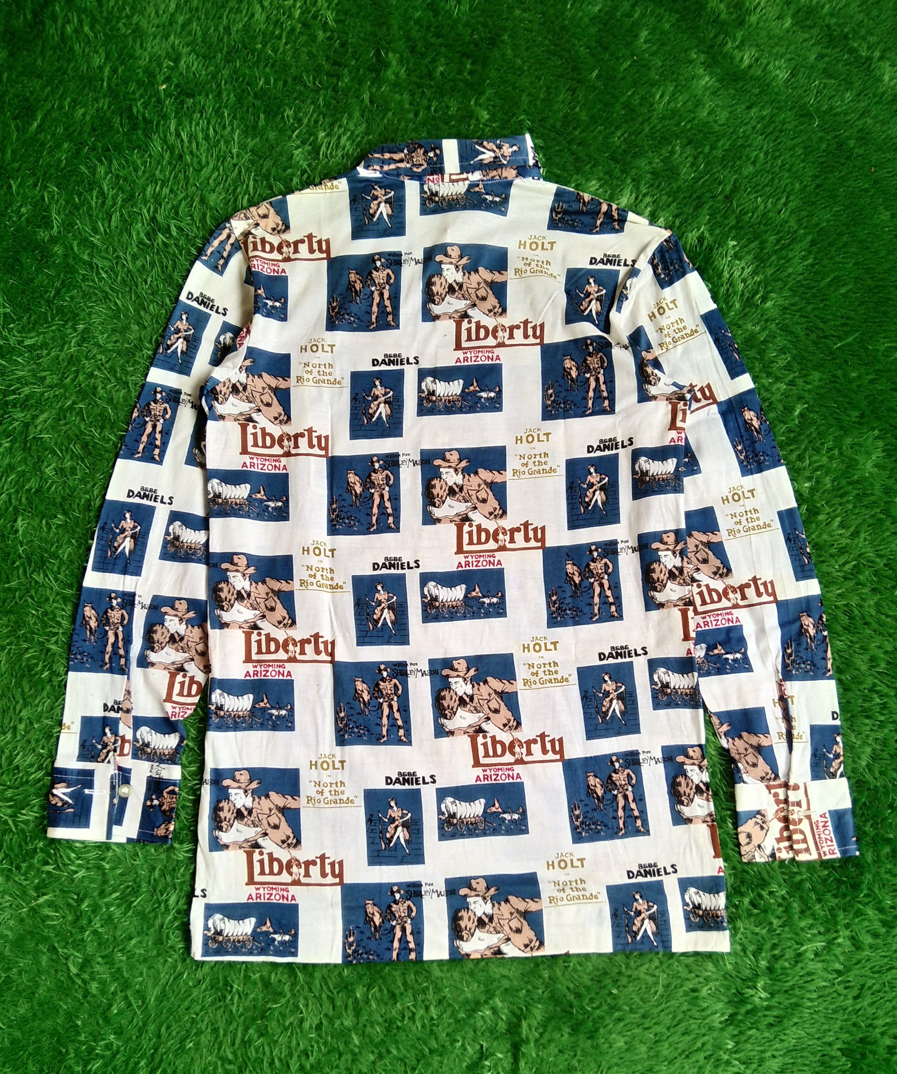 Hysteric Glamour × If Six Was Nine VTG 90s Retro Van Nichii AOP Shirley Mason Polo Long Sleeve Size US M / EU 48-50 / 2 - 4 Thumbnail