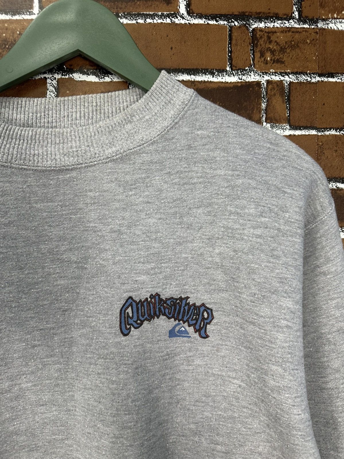 Quiksilver Vintage 90s Hook Ups Quiksilver Crop Top Crewneck Z389 Size US M / EU 48-50 / 2 - 5 Thumbnail