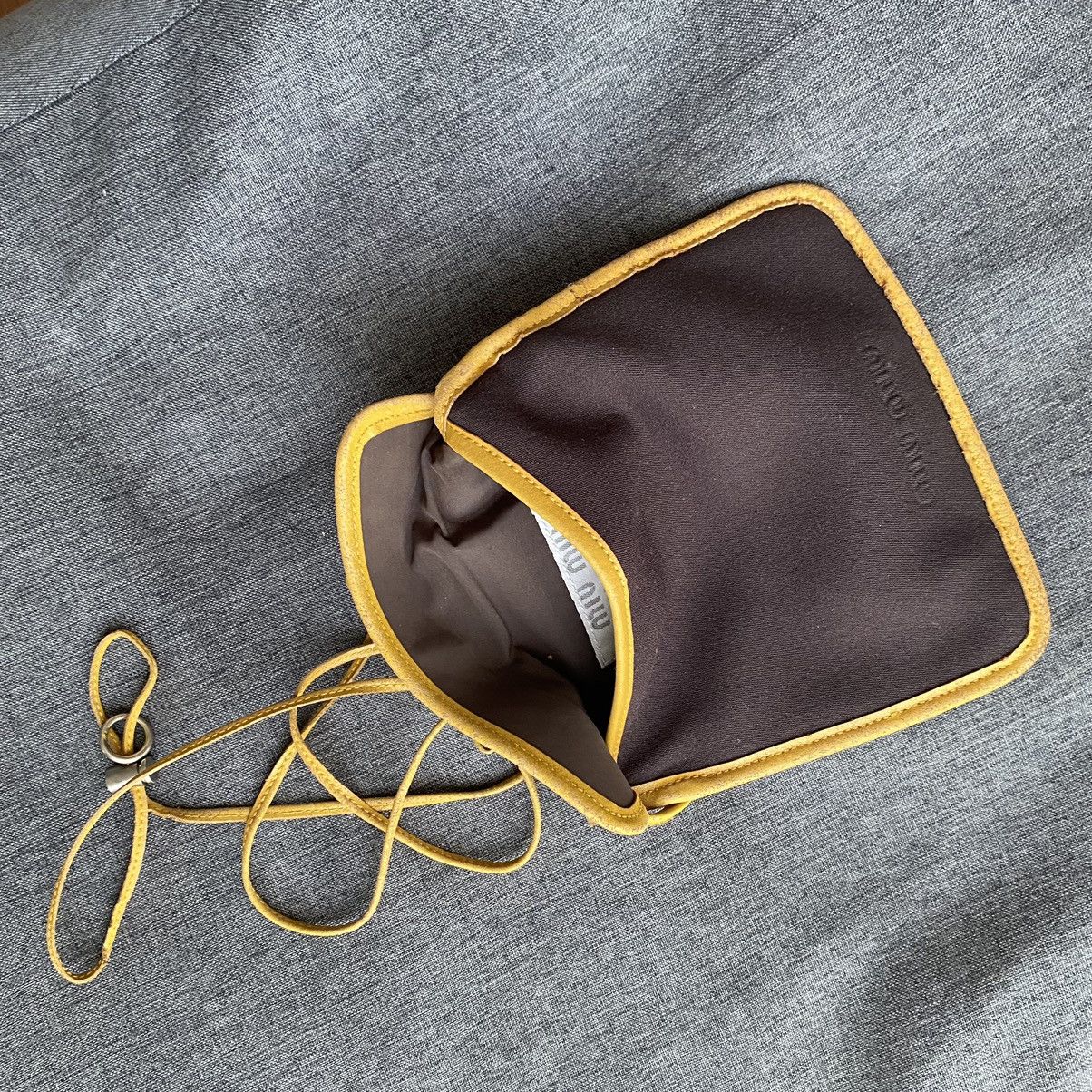 Miu Miu Miu Miu sports Black and yellow mini bag Size ONE SIZE - 5 Thumbnail