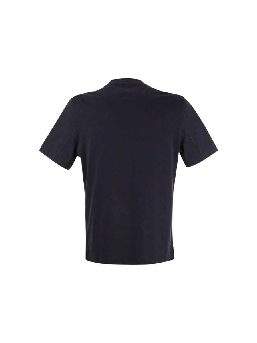 Brunello Cucinelli o1la1rc1a0325 T-Shirt in Midnight Blue Size US S / EU 44-46 / 1 - 2 Thumbnail