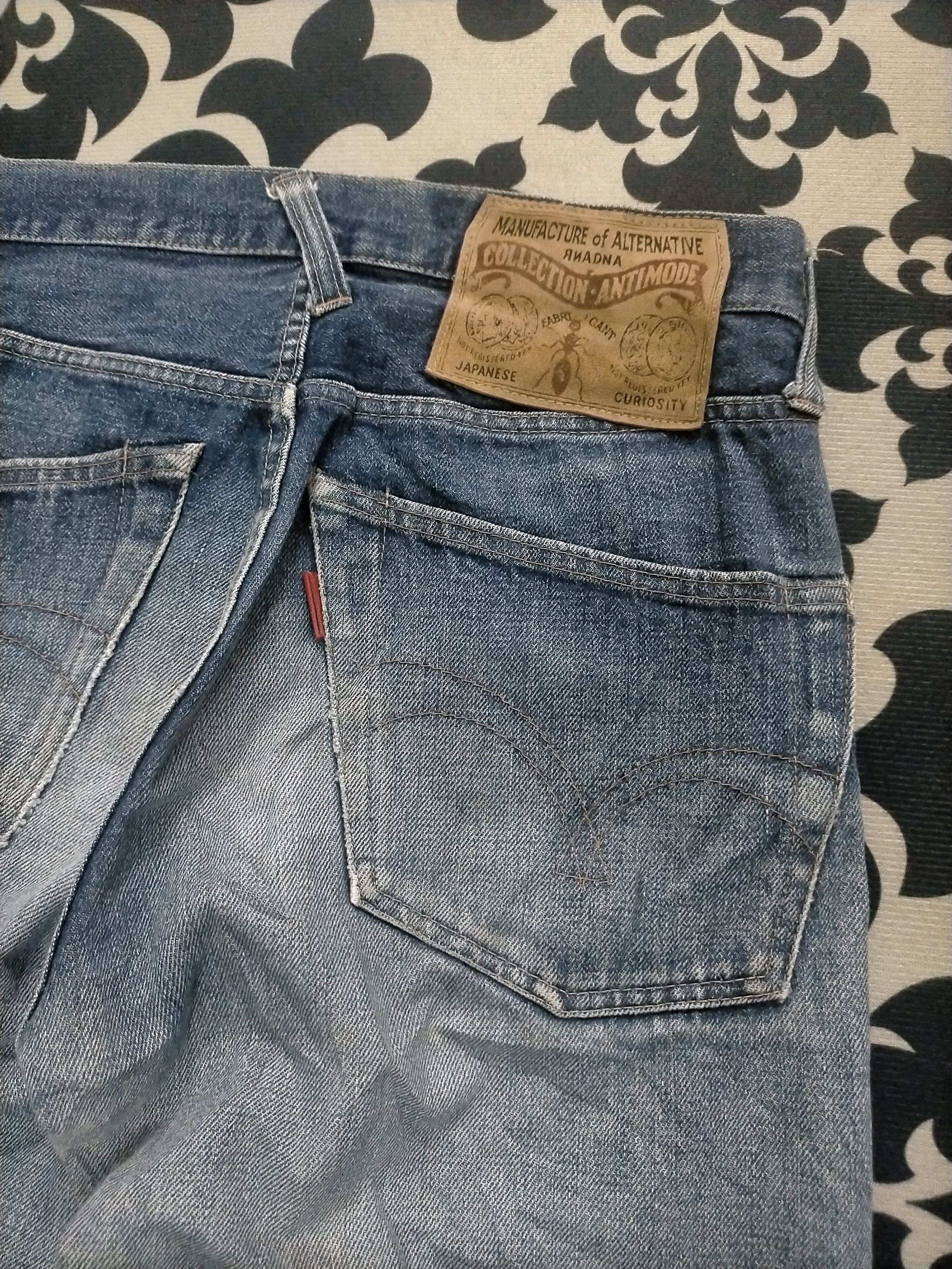 Japanese Brand × Vintage 🔥 Vintage 🔥 Rare RNA Inch Selvedge Samurai Style Jeans Size US 30 / EU 46 - 6 Thumbnail