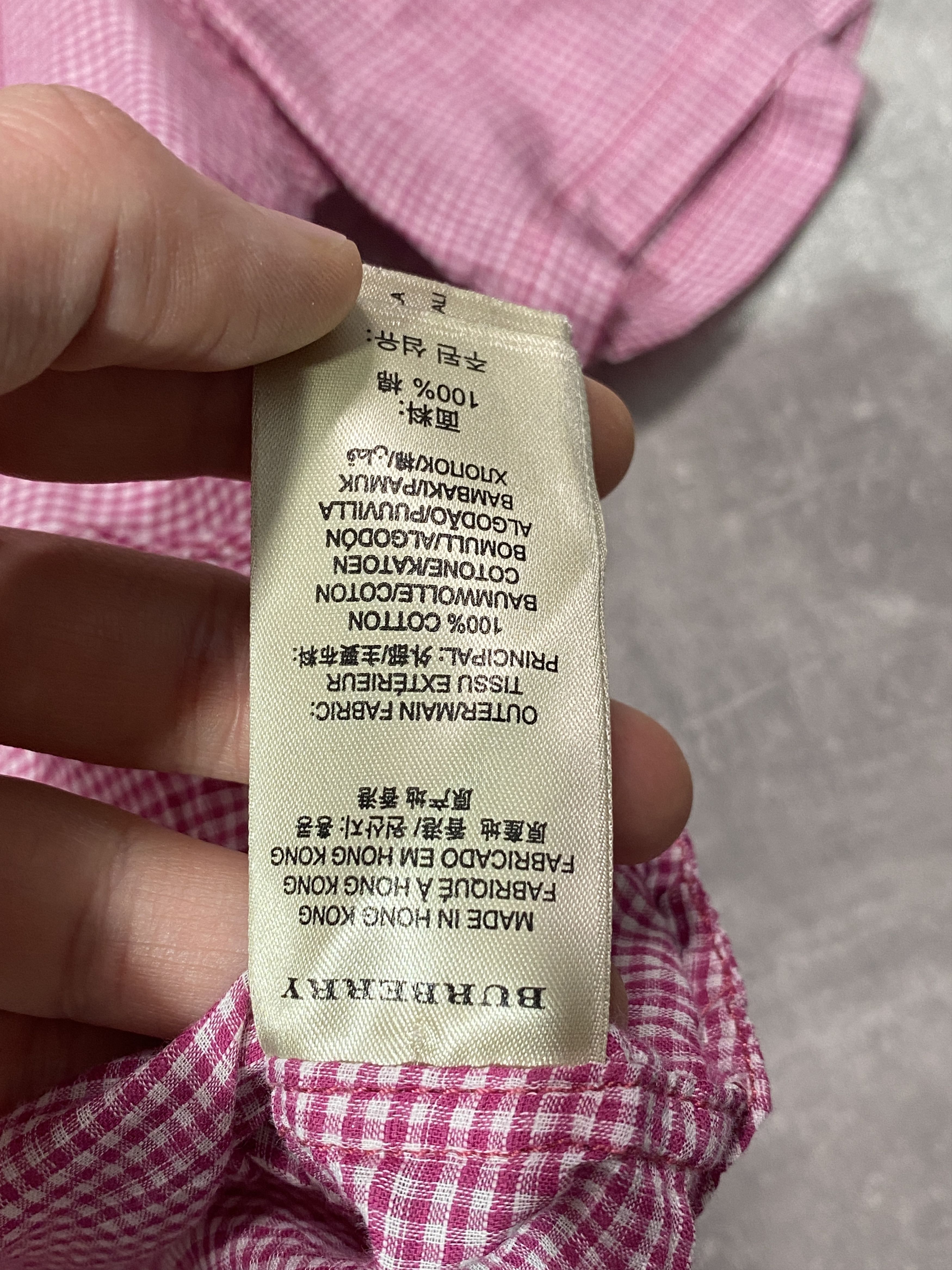 Burberry Vintage 00s Burberry Brit Checkered Shirt Size US S / EU 44-46 / 1 - 9 Thumbnail