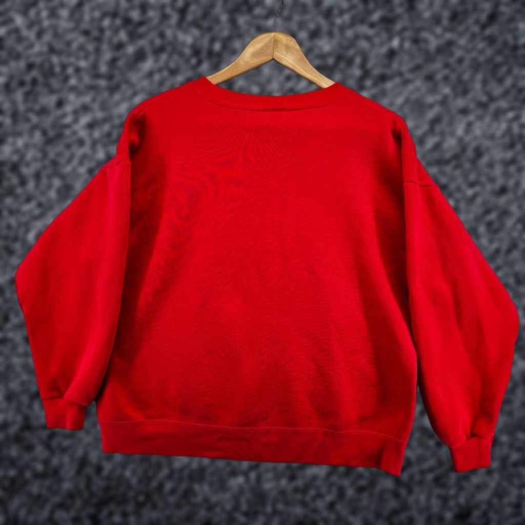 Disney Disney Mickey Unlimited Pullover Sweatshirt Red Men's M/L Crew Neck Sweatshirt Size US M / EU 48-50 / 2 - 1 Thumbnail