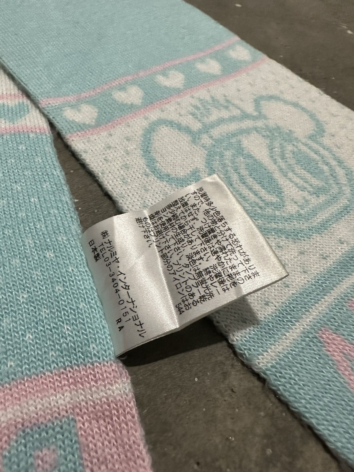 Japanese Brand Angel Blue Scarf Size ONE SIZE - 8 Thumbnail