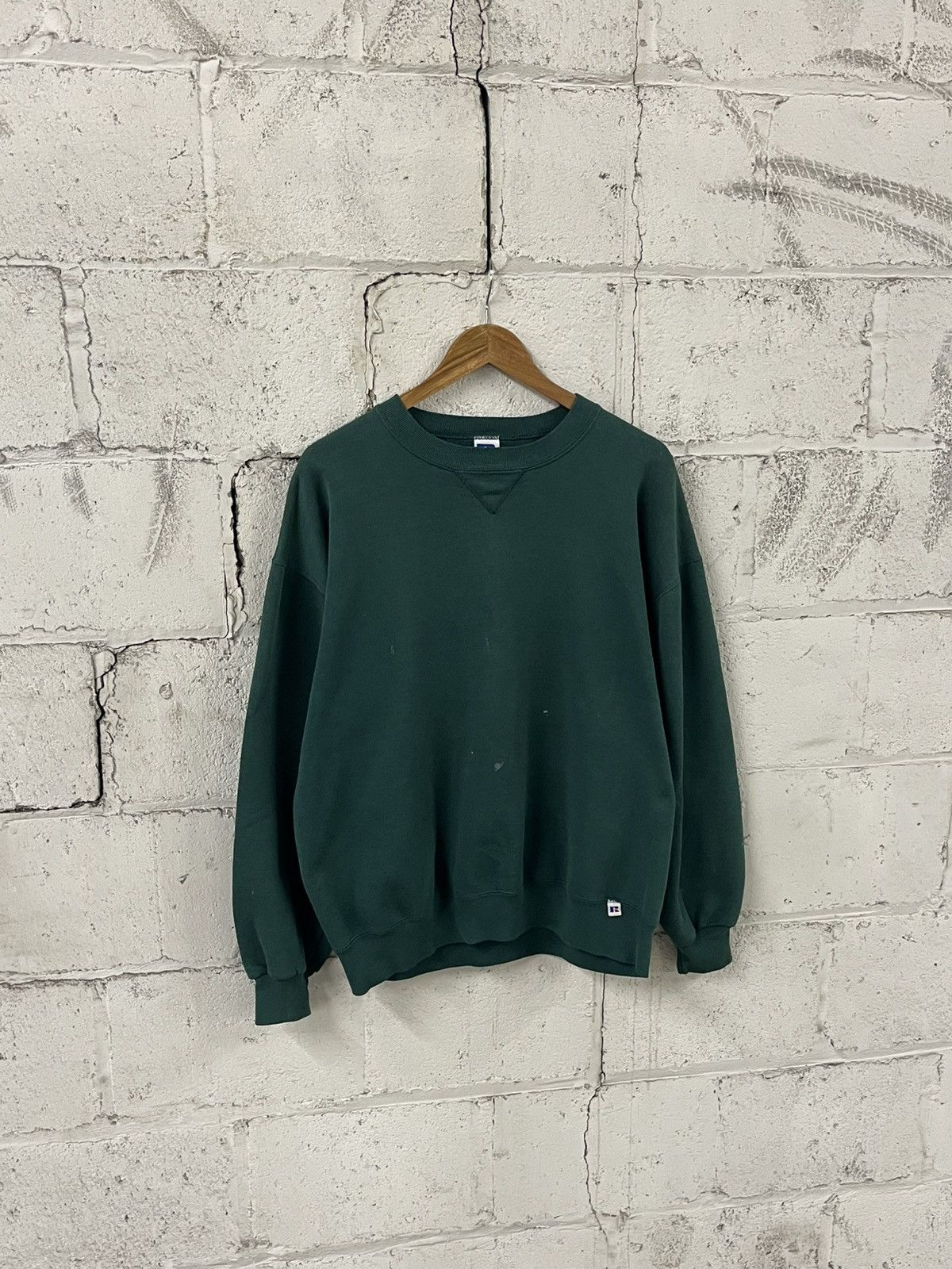 Russell Athletic Russell athletic made in USA boxy fit blank faded earth tone Size US XL / EU 56 / 4 - 1 Thumbnail