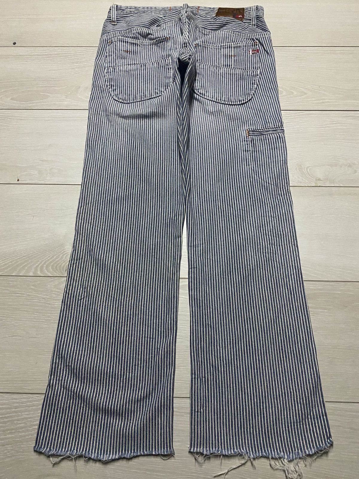 Quicksilver Vintage Quicksilver Hickory Distressed Loose Pants Size US 30 / EU 46 - 2 Thumbnail