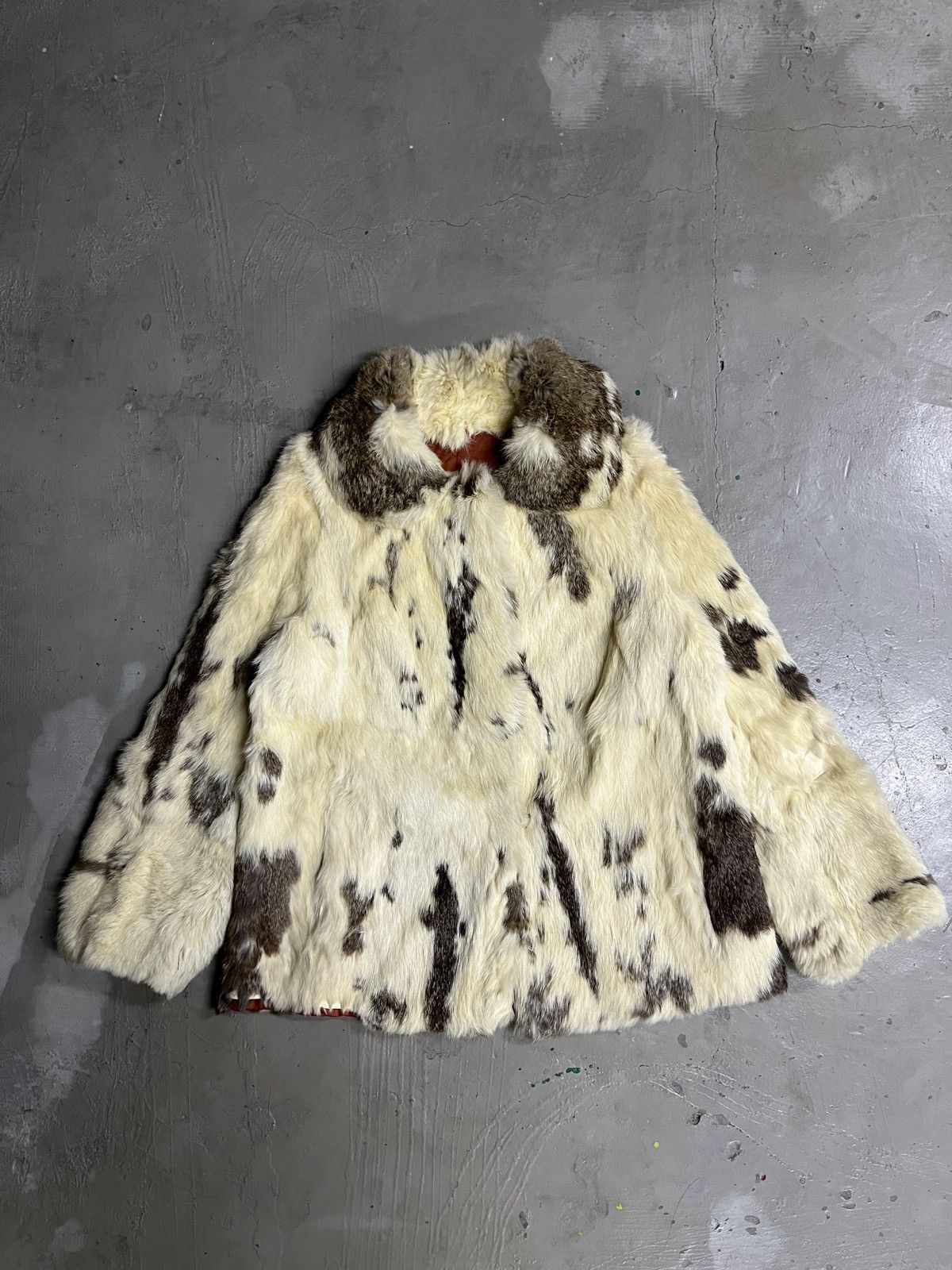 14th Addiction 80's Vintage Margiela Style Rabbit Fur Rare Design Jacket Size US M / EU 48-50 / 2 - 1 Thumbnail