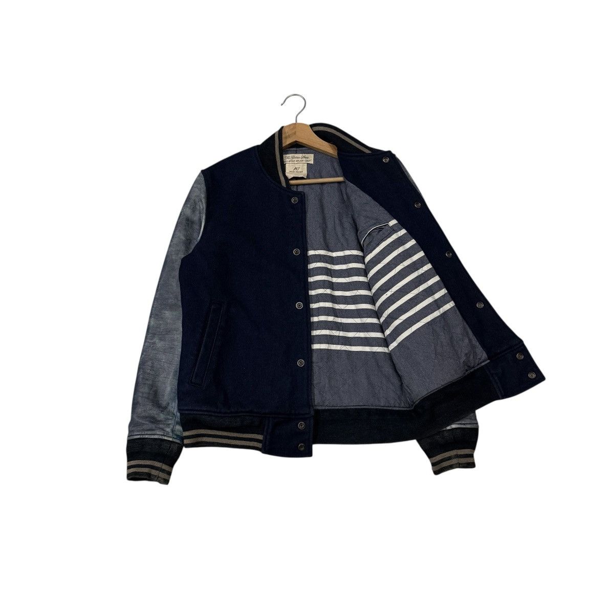 Remi Relief Vintage Remi Relief Golden State Wool Leather Varsity Jacket Size US S / EU 44-46 / 1 - 1 Thumbnail