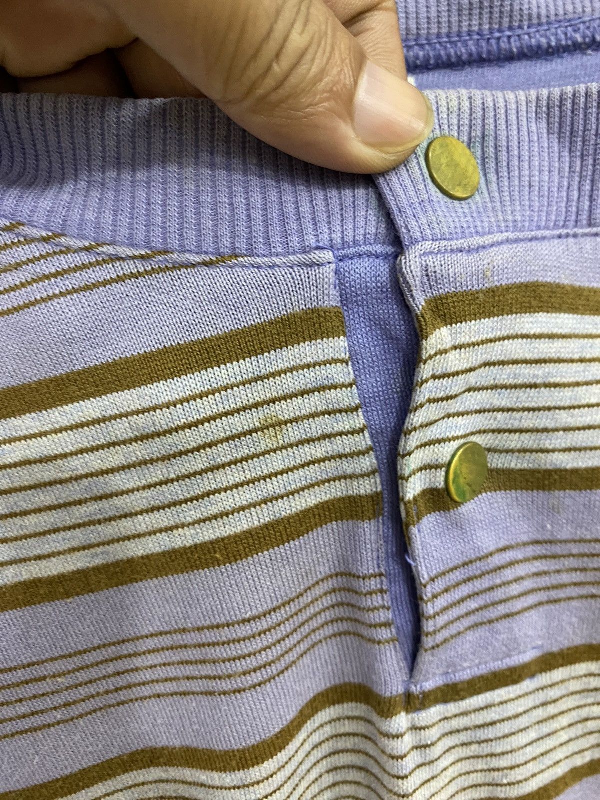Celine Vintage Ceine Paris Stripes Longsleeve Size US M / EU 48-50 / 2 - 4 Thumbnail