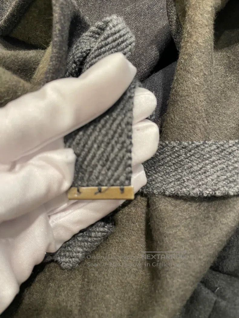 Brunello Cucinelli Brunello Cucinelli Black Gray Green Wool Coat Size US M / EU 48-50 / 2 - 9 Thumbnail