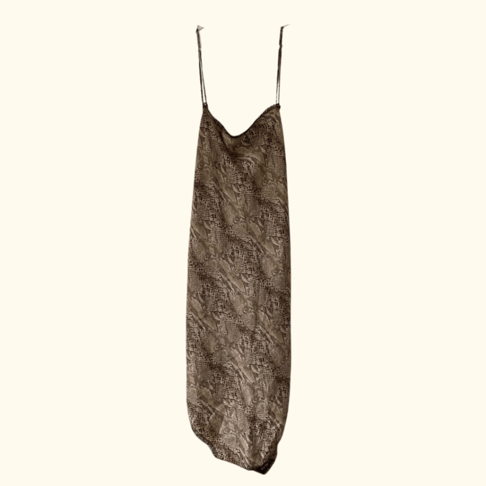 Vintage VTG Slip Dress | Innermost Woman Snakeskin Lace 80s Coquette Size ONE SIZE - 1 Thumbnail