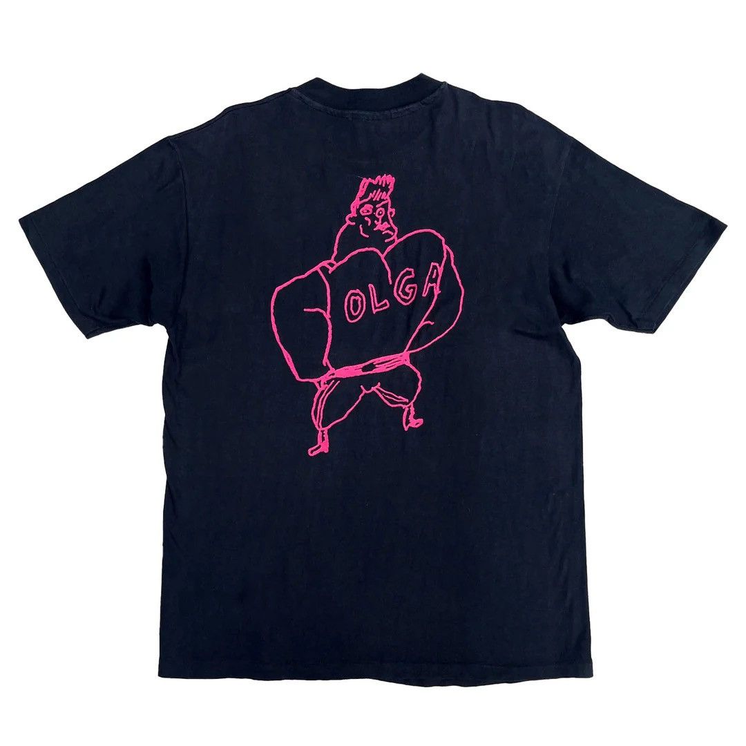 Band Tees × Hanes × Vintage Rolling Stones 1986 80s Vintage Dirty Workout Olga T-Shirt Size US XL / EU 56 / 4 - 2 Thumbnail