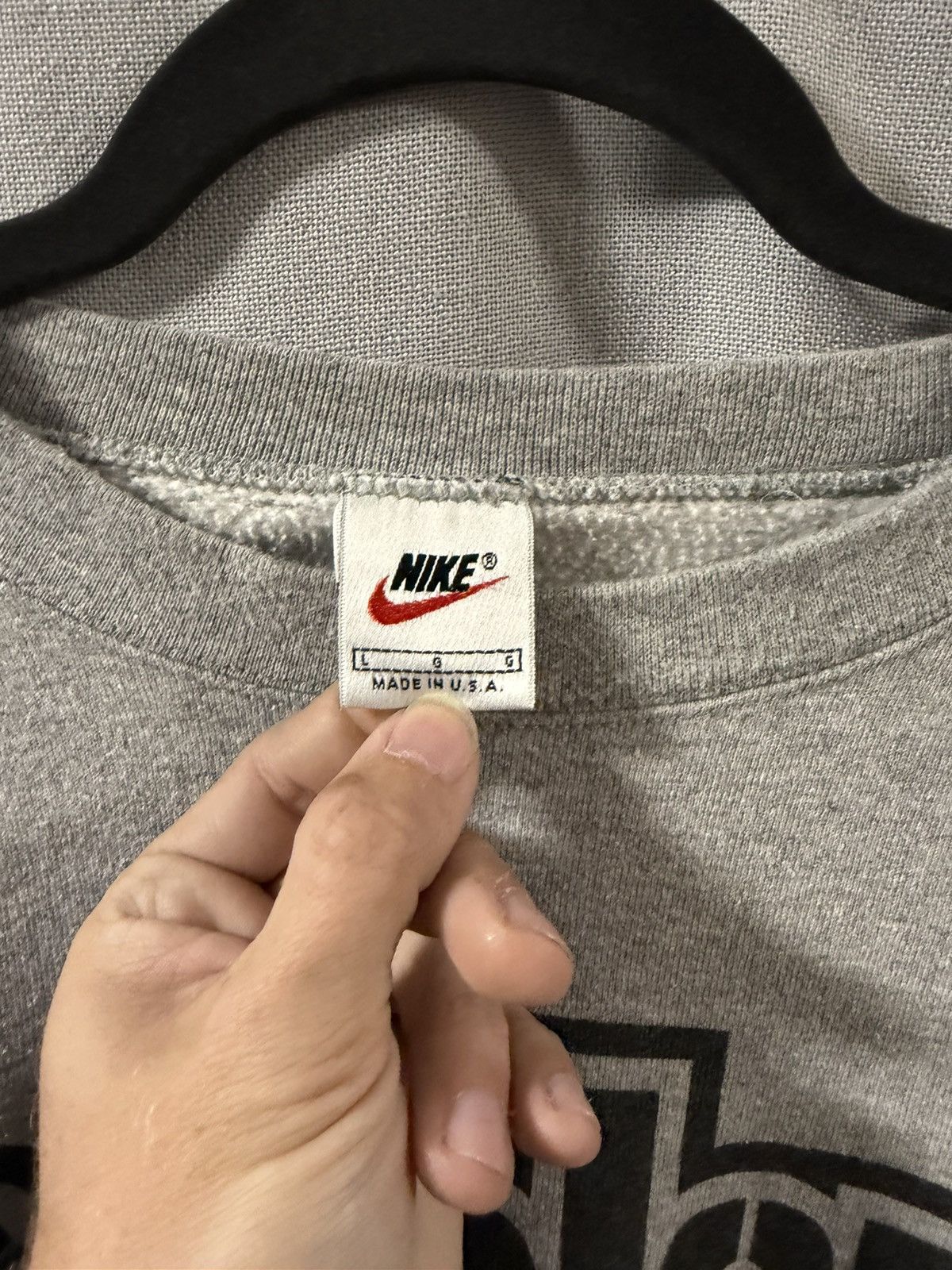 Nike Vintage Nike center swoosh Pittsburgh Steelers sweatshirt Size US L / EU 52-54 / 3 - 2 Thumbnail