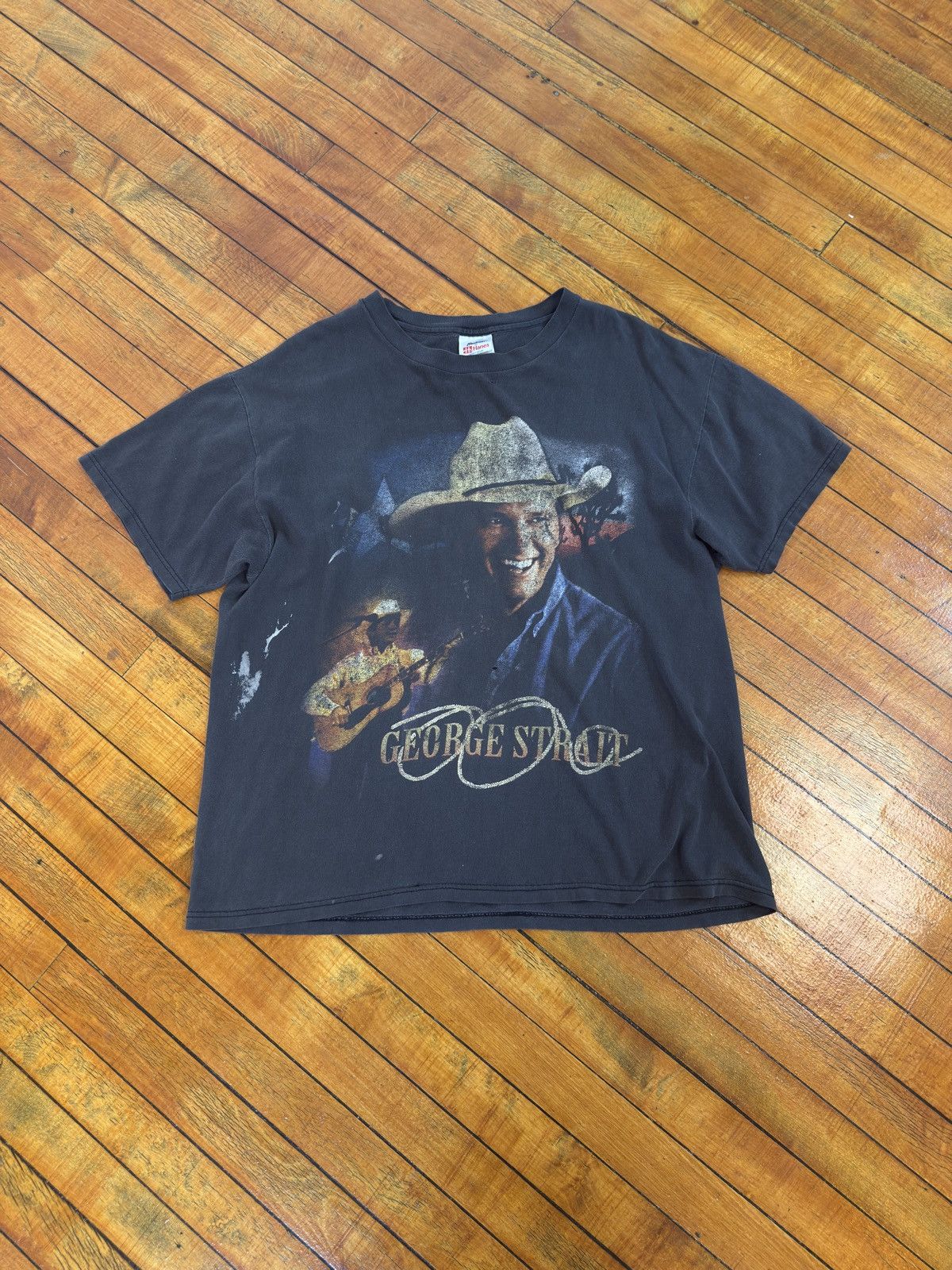 Vintage 2000s George Strait Tee Size US L / EU 52-54 / 3 - 2 Thumbnail