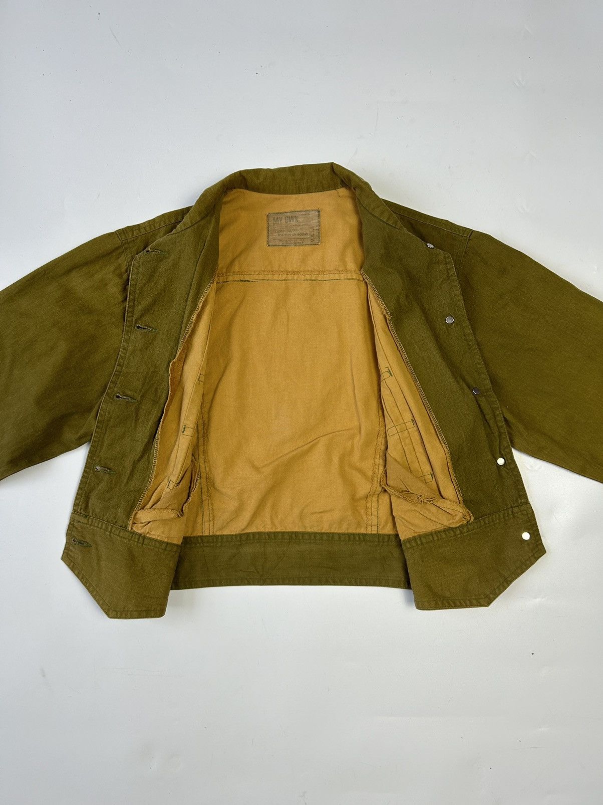 Japanese Brand MY OWN WORK JACKET FOR MEN OR WOMEN Size US S / EU 44-46 / 1 - 4 Thumbnail