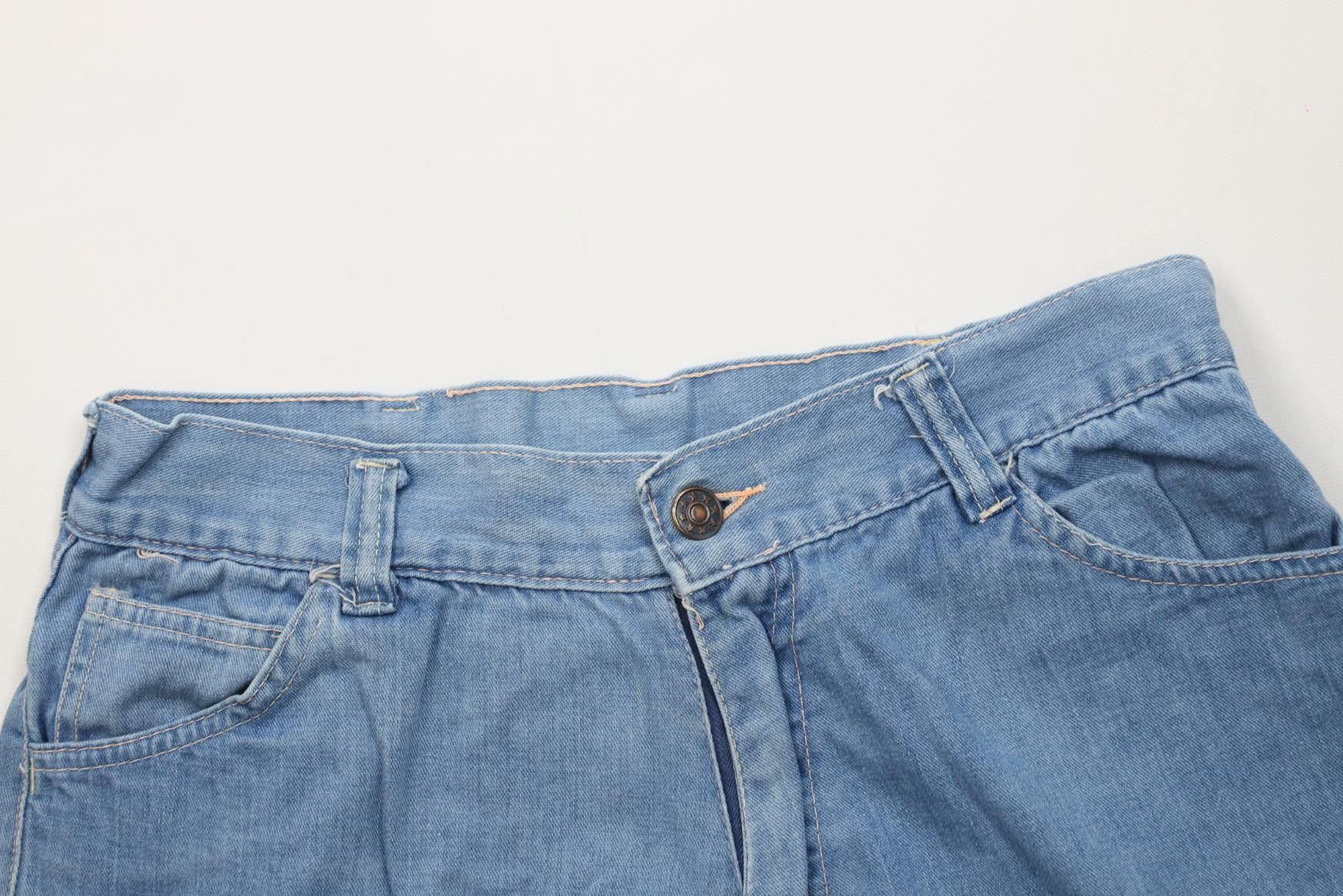 Vintage Vintage 70s 80s Streetwear Denim Jean Shorts Jorts Cotton Size 32" / US 10 / IT 46 - 2 Thumbnail
