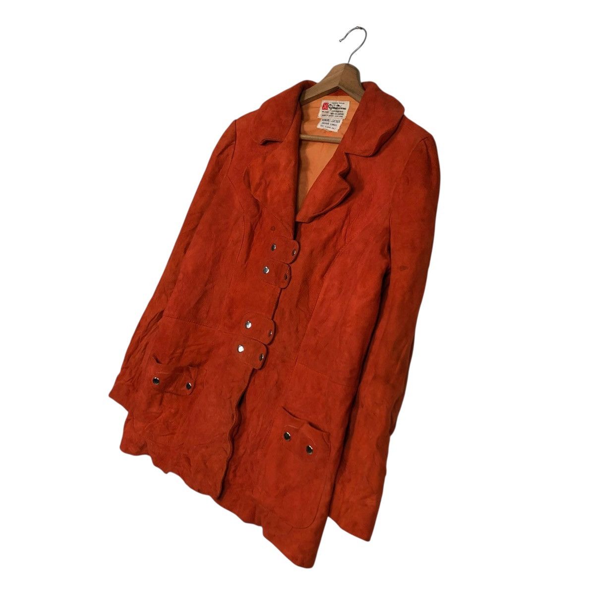 Vintage 🔥VINTAGE CHORE WORK LEATHER JACKET GINATERESA ISSEY MIYAKE Size US M / EU 48-50 / 2 - 4 Thumbnail