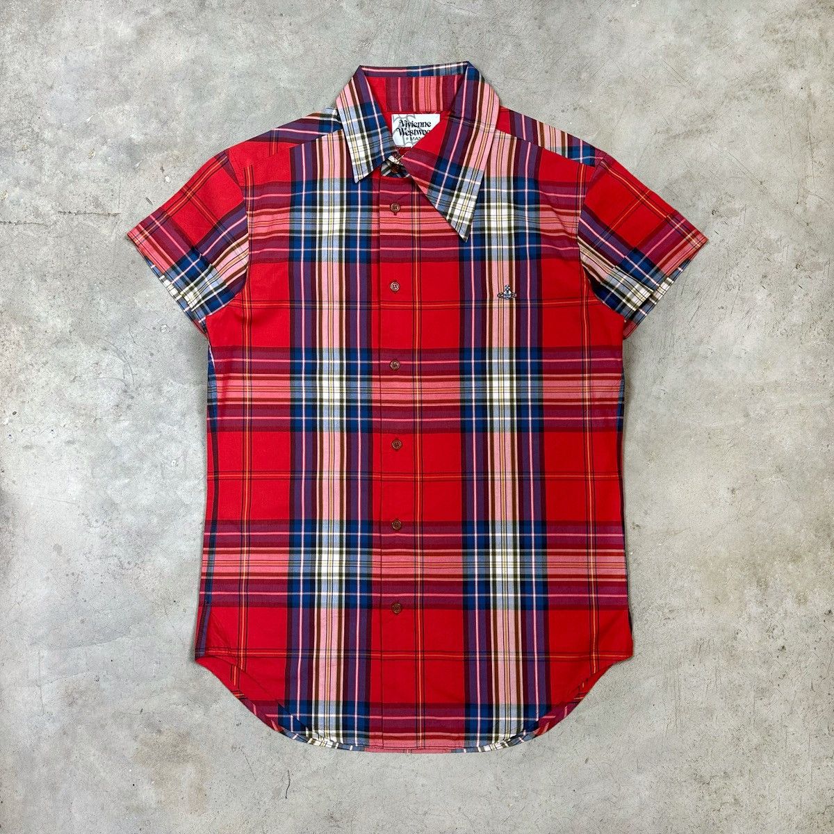 Vivienne Westwood Vivienne Westwood Man Plaid Shirt Button Size US M / EU 48-50 / 2 - 1 Thumbnail