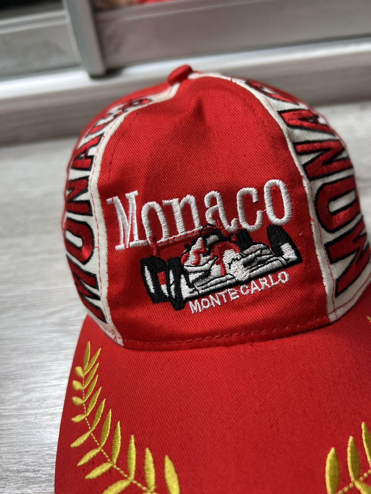 Formula 1 × Vintage Vintage Monaco Montecarlo Formula 1 Motorsport Y2K Style Cap Size ONE SIZE - 5 Thumbnail
