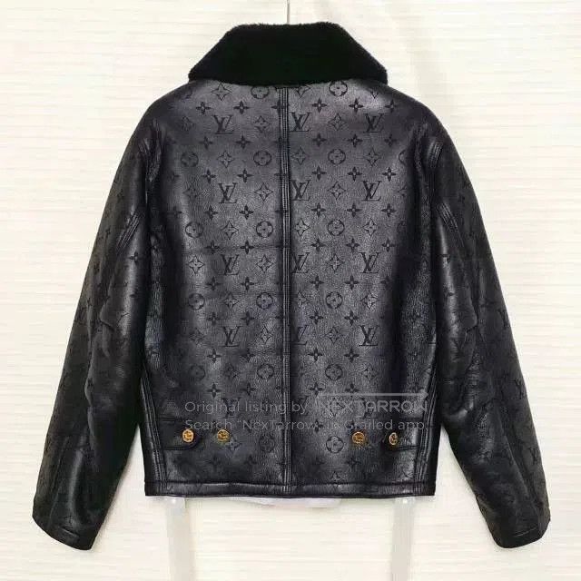 Louis Vuitton Louis Vuitton SS23 Logo Embossed Leather Jacket. Size US S / EU 44-46 / 1 - 2 Thumbnail