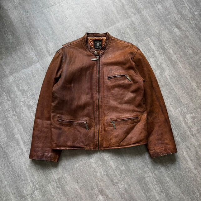Pelle Pelle Vintage Pelle Pelle leather biker jacket Size US L / EU 52-54 / 3 - 3 Thumbnail