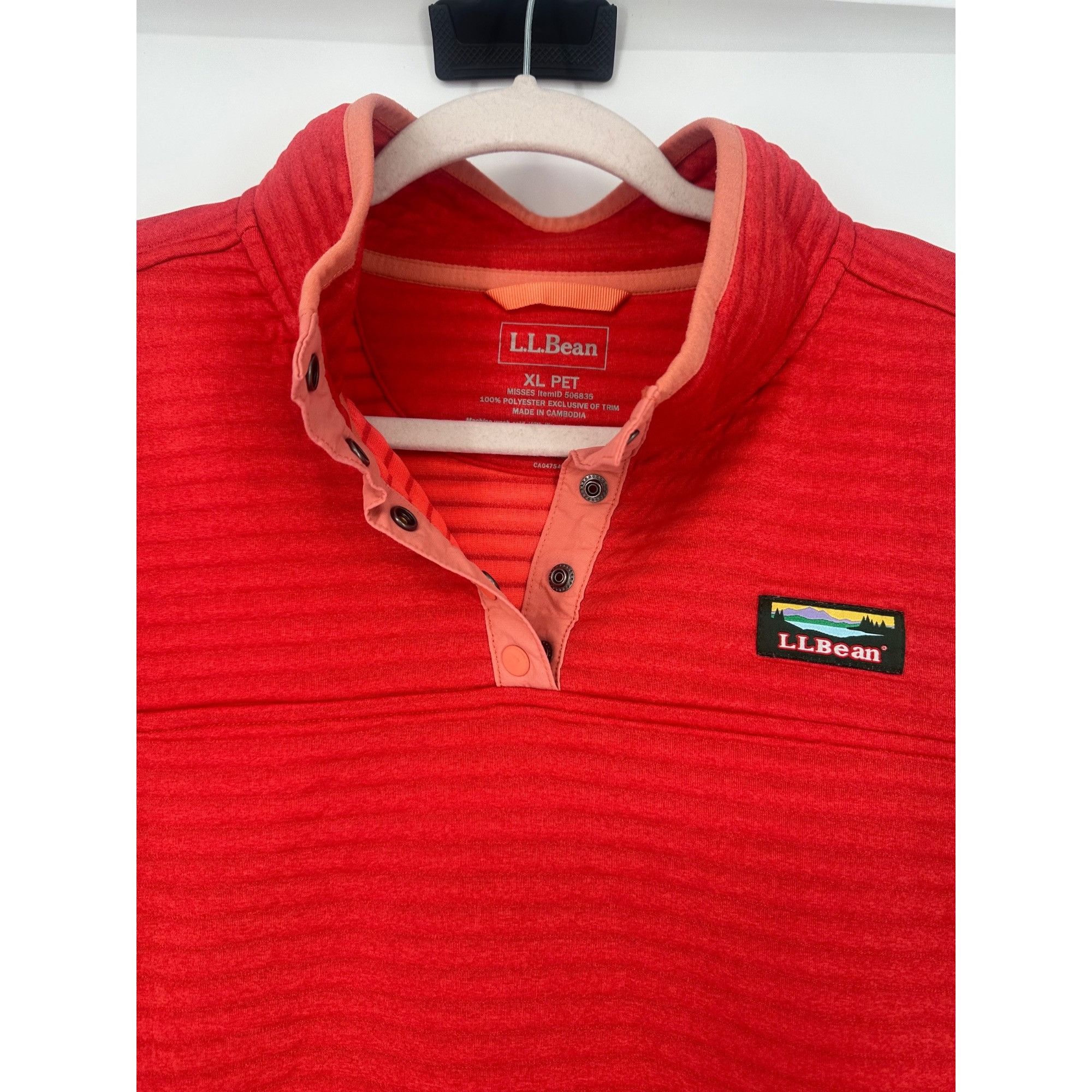 L.L. Bean L.L. Bean Airlight Knit Pullover - Coral Pink - XL Petite Size XL / US 12-14 / IT 48-50 - 5 Thumbnail