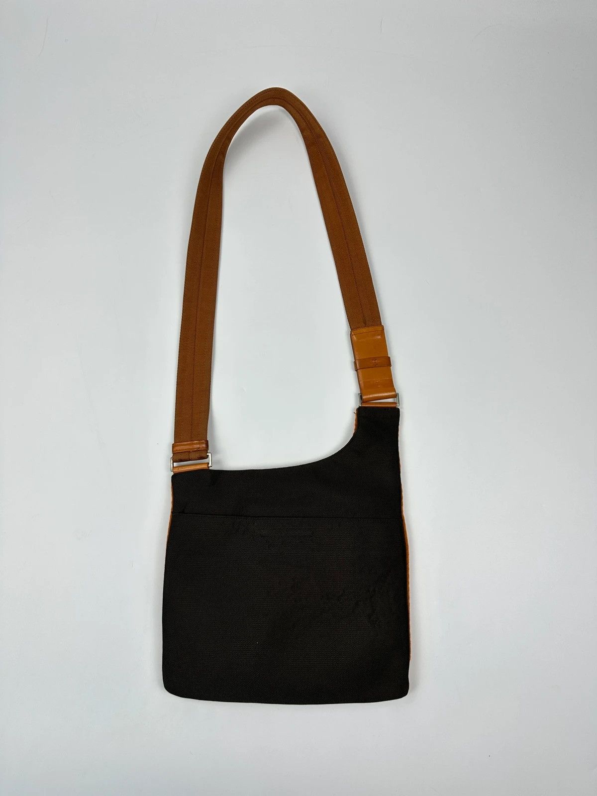 Prada Prada Milano FW99 Fur & Wool Sling Bag Crossbody Orange Flat Size ONE SIZE - 10 Thumbnail