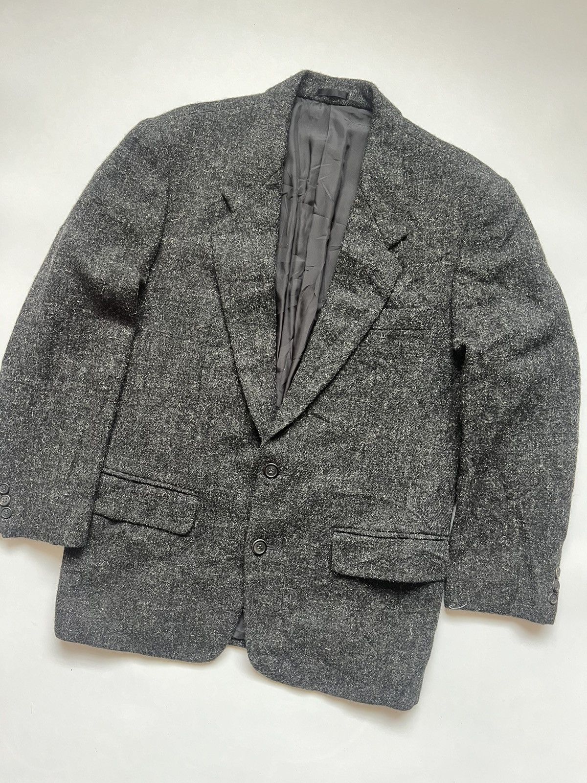 Issey Miyake × Japanese Brand Issey Miyake Jun Men Tailored Wool Blazer Size 54R - 2 Thumbnail