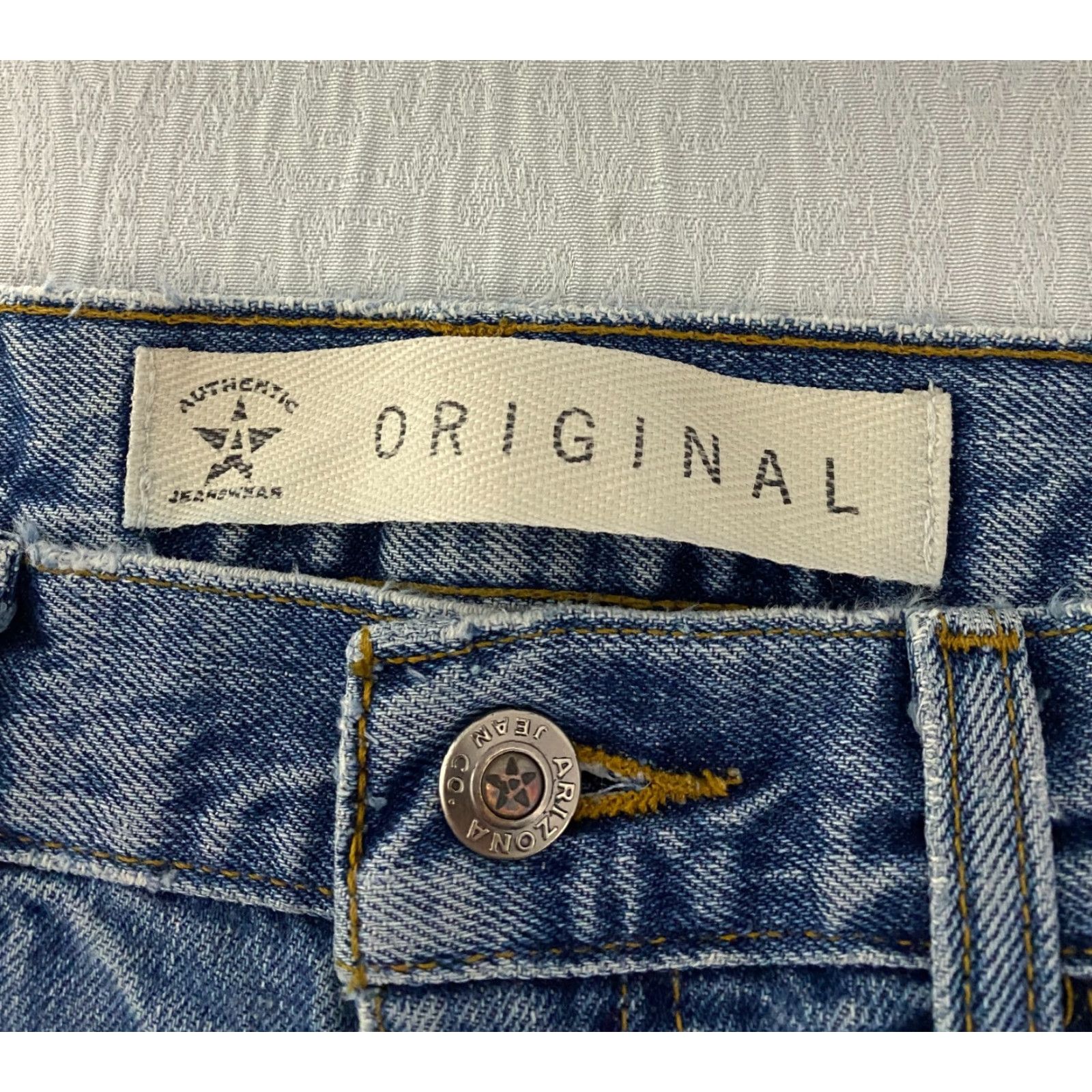 Vintage VINTAGE Arizona Jeans Jeans, Men's, 30x31, Blue Light Wash, 5-Pocket Design, Denim, Regular, Straight, Inseam 31, Mens Size US 30 / EU 46 - 5 Thumbnail