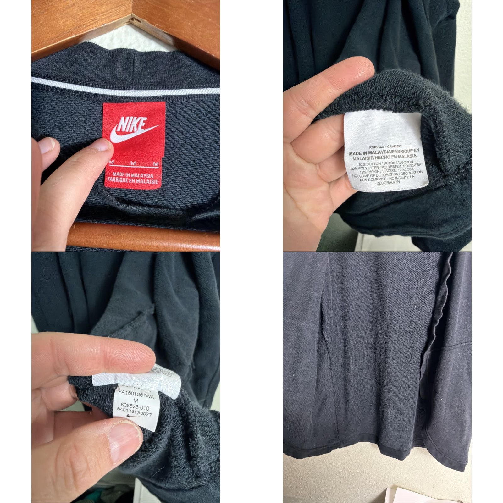Nike Nike Cardigan Womens Medium Open Front Long Pockets Lounge Blue M Womens Sweater Nike Size M / US 6-8 / IT 42-44 - 8 Thumbnail