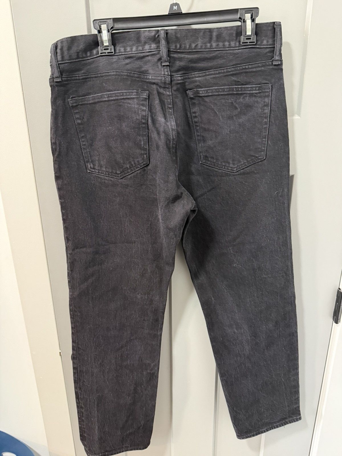 J.Crew J.Crew Classic Straight Leg Black Denim Size US 33 - 3 Thumbnail
