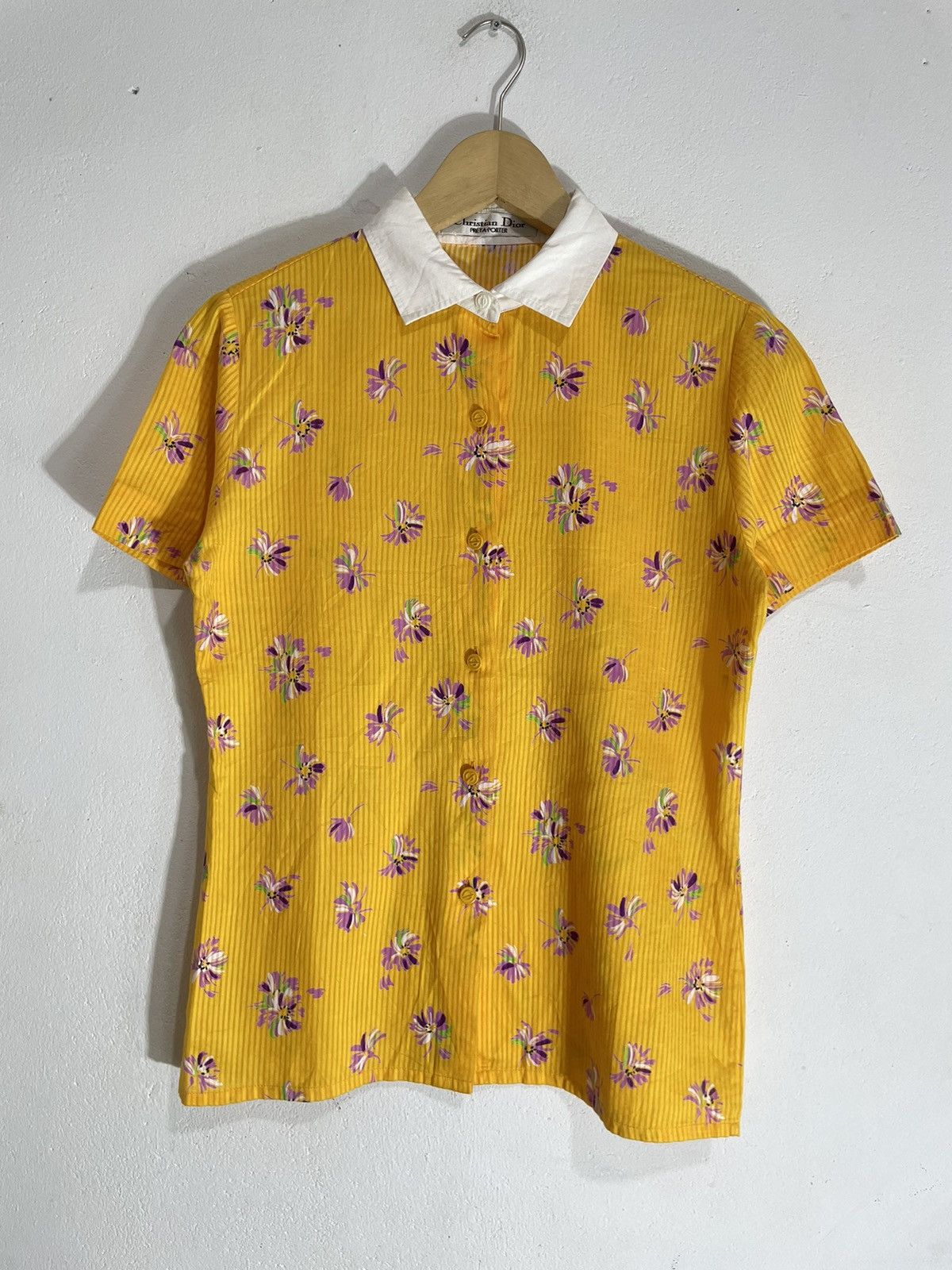 Christian Dior Monsieur CD Flower Shirt Pret a porter Size US XS / EU 42 / 0 - 1 Thumbnail