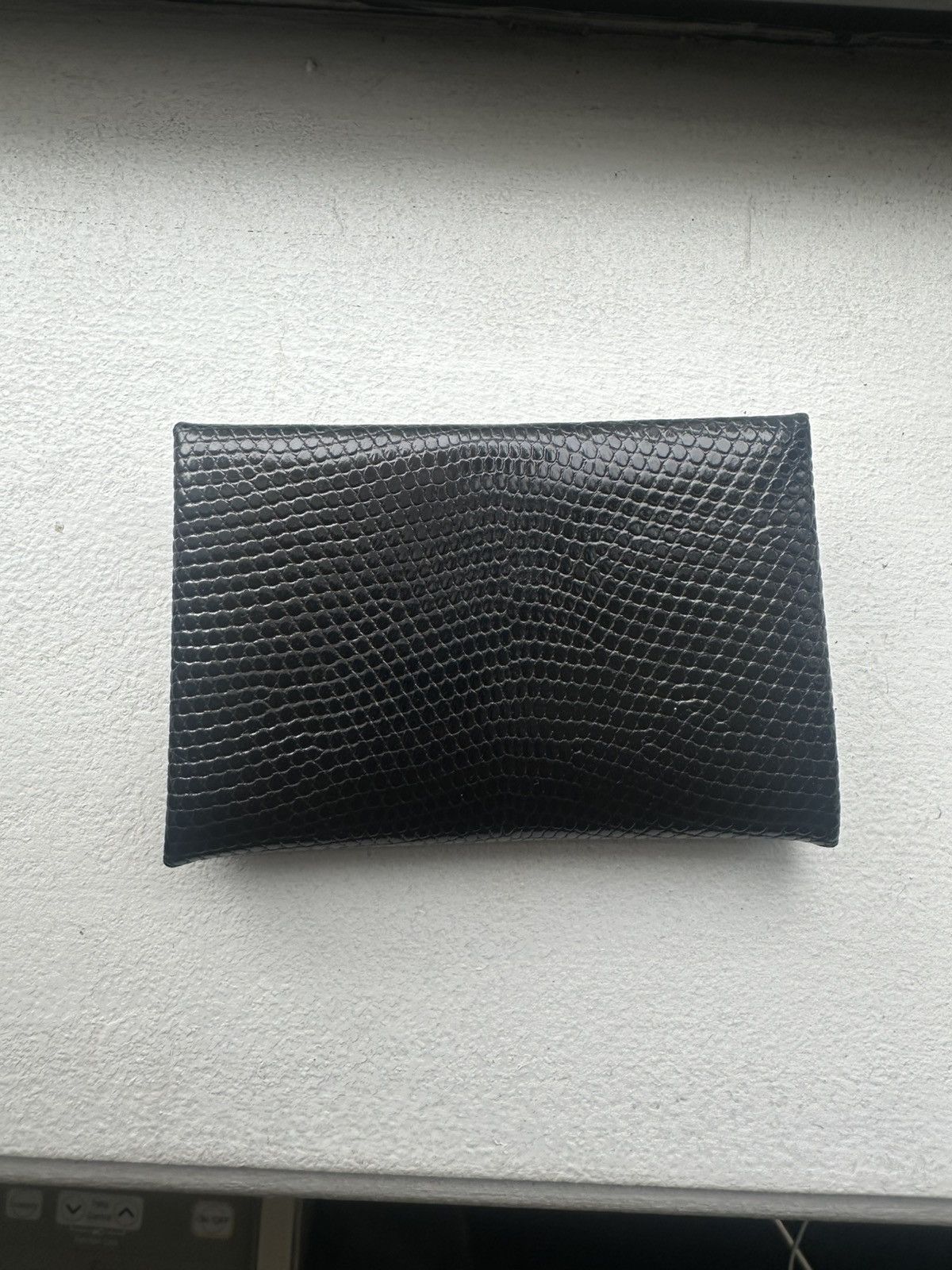 Hermes Hermès Black Snakeskin Card Holder Size ONE SIZE - 3 Thumbnail