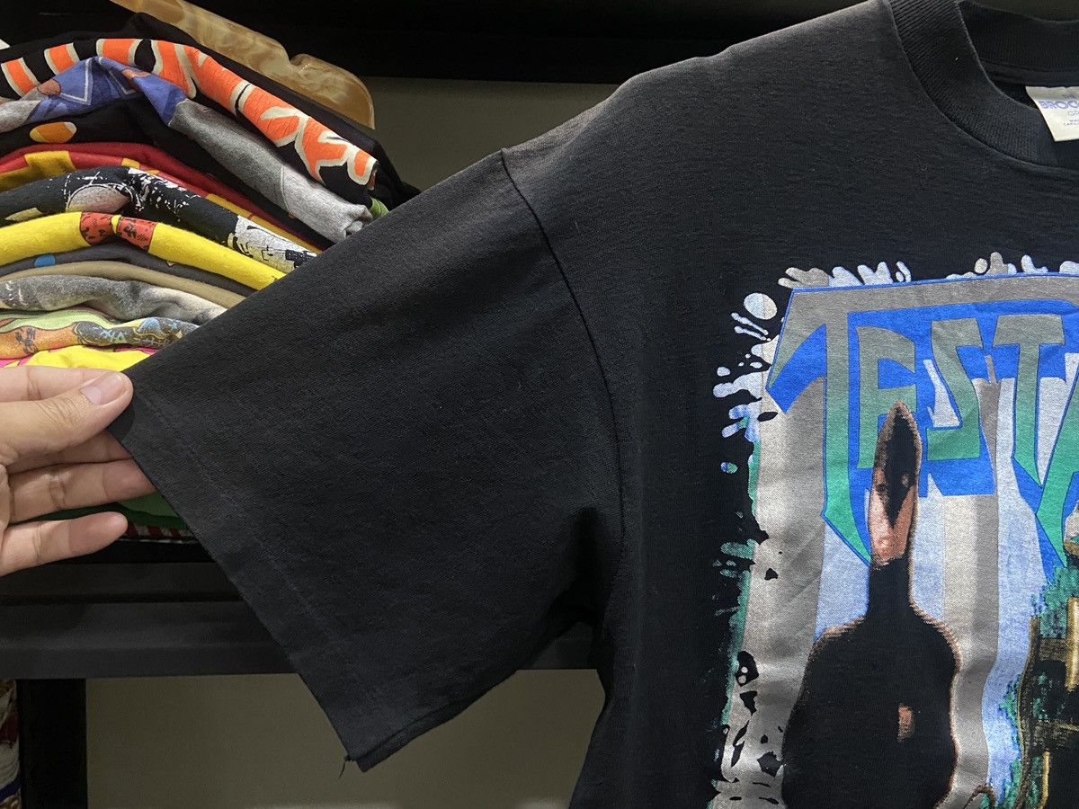 Band Tees × Vintage Vintage 90s TESTAMENT Thrash Metal Band TOUR T-SHIRT Size US L / EU 52-54 / 3 - 6 Thumbnail