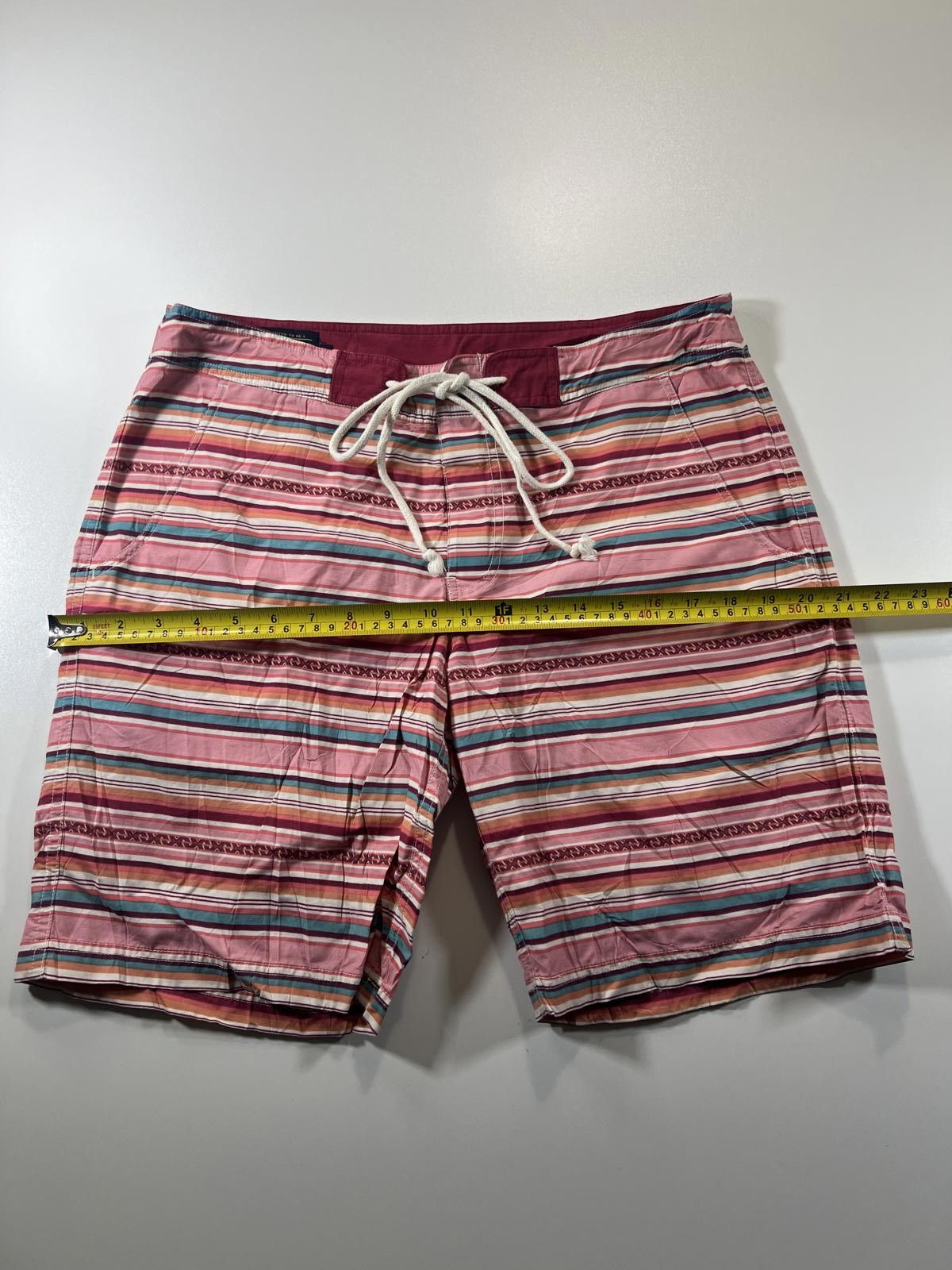 Unknown London Vintage Pendleton pin Striped Drawstring Shorts 34 Size US 34 / EU 50 - 5 Thumbnail
