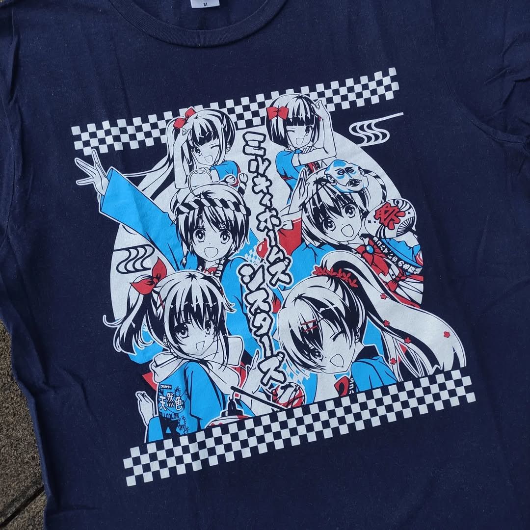 Anime Milky Holmes Live 2016 Staff Tee Size US M / EU 48-50 / 2 - 2 Thumbnail