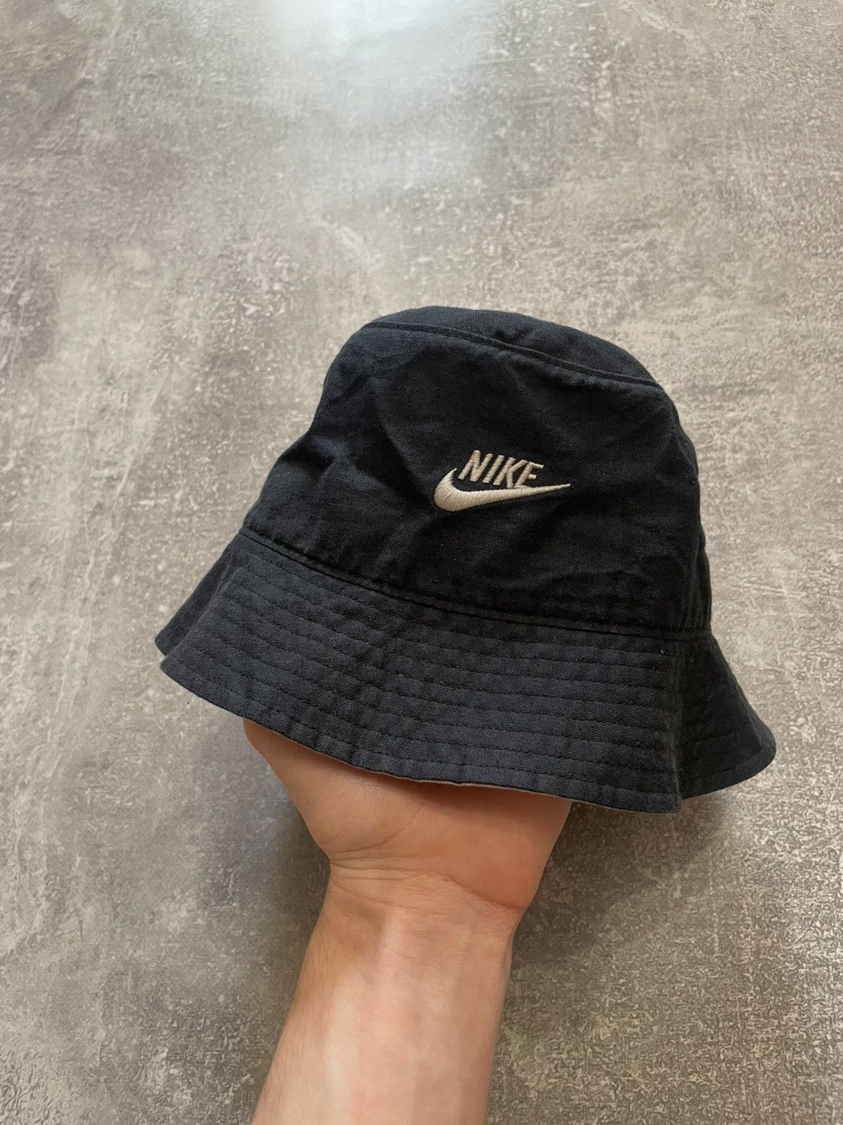Nike × Vintage Vintage Nike Panama Bucket Hat Y2K Size S Size ONE SIZE - 1 Thumbnail