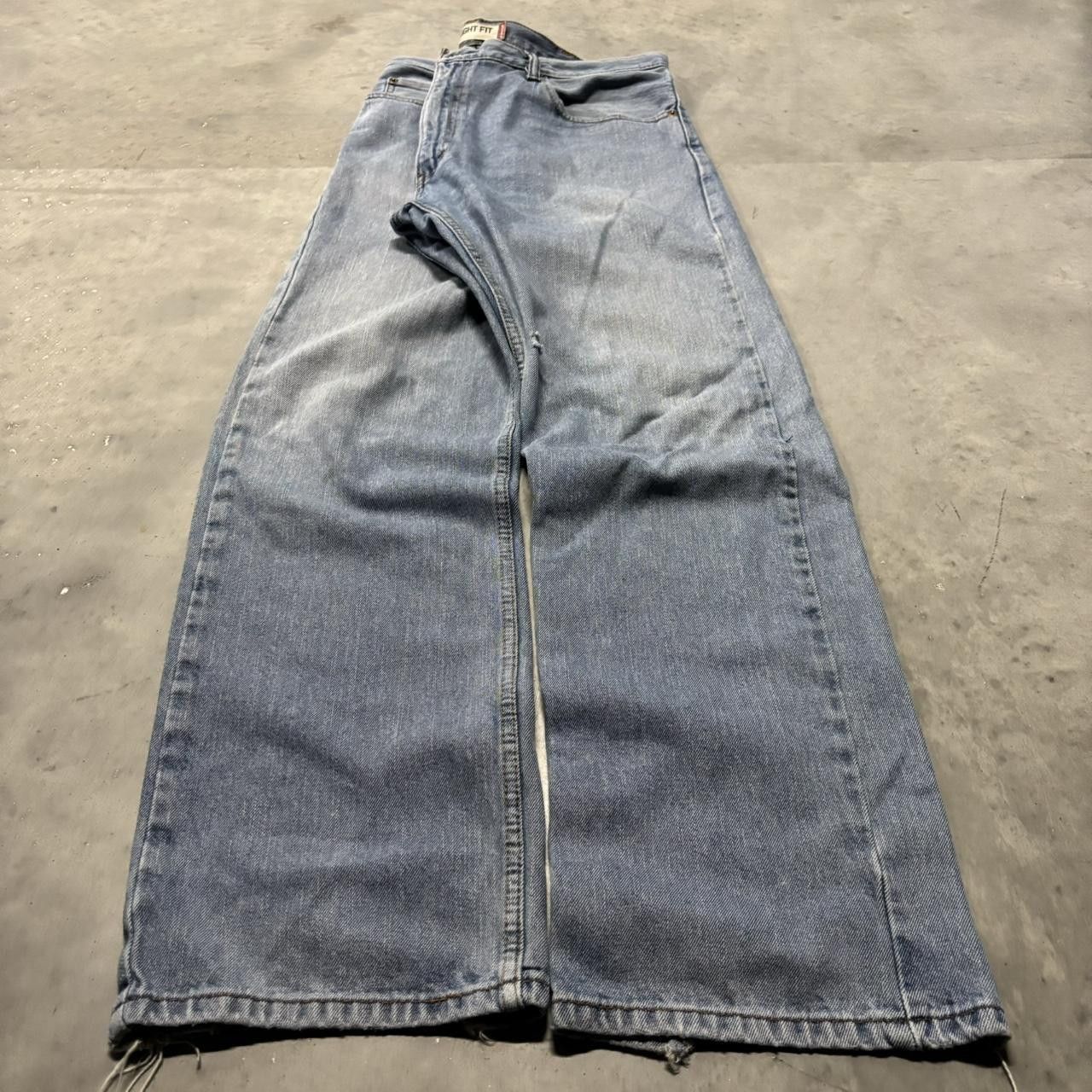 Levi's × Vintage Crazy Vintage Y2K/2000s Baggy Levis Light Wash Skater Denim Jeans! Size US 38 / EU 54 - 3 Thumbnail